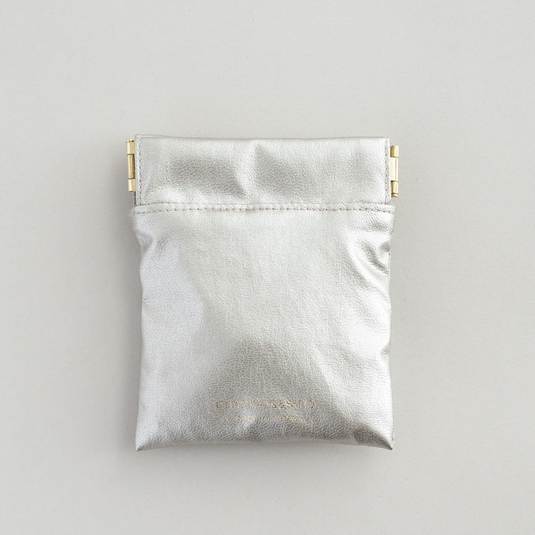CLASKA（クラスカ）｜BANK シルバーバネポーチ mini - バッグ