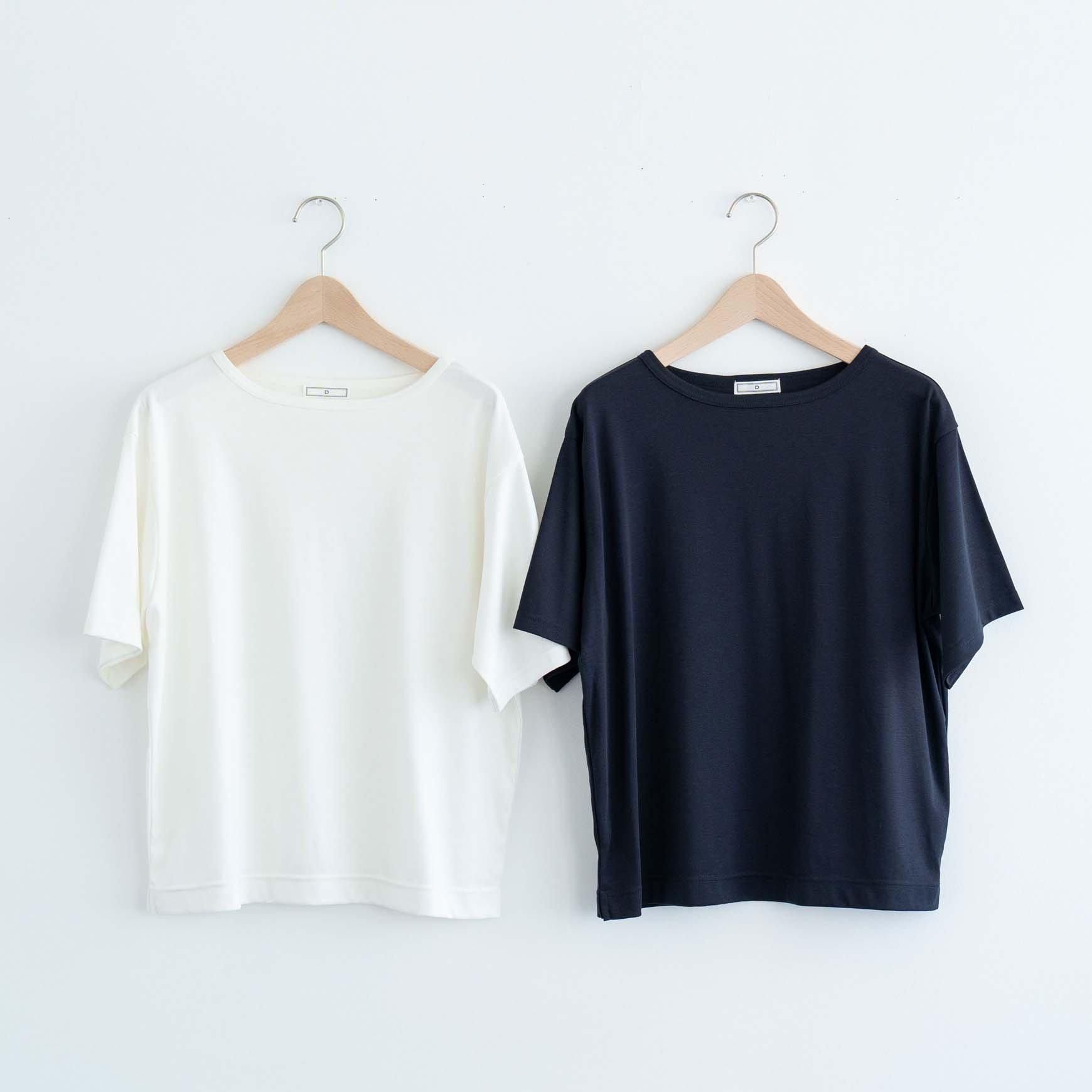 D のコットンファインスムスTシャツ