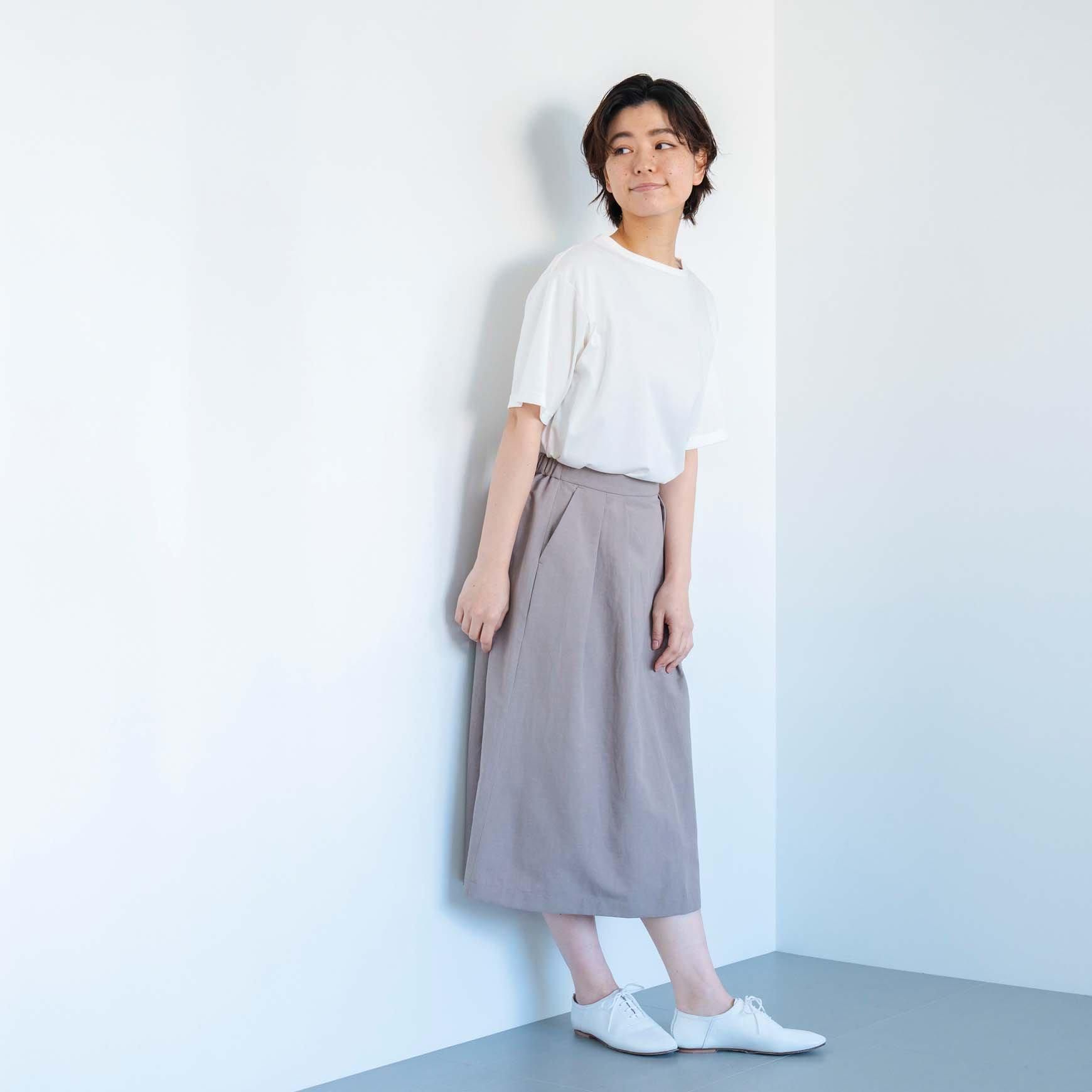 D のコットンファインスムスTシャツ