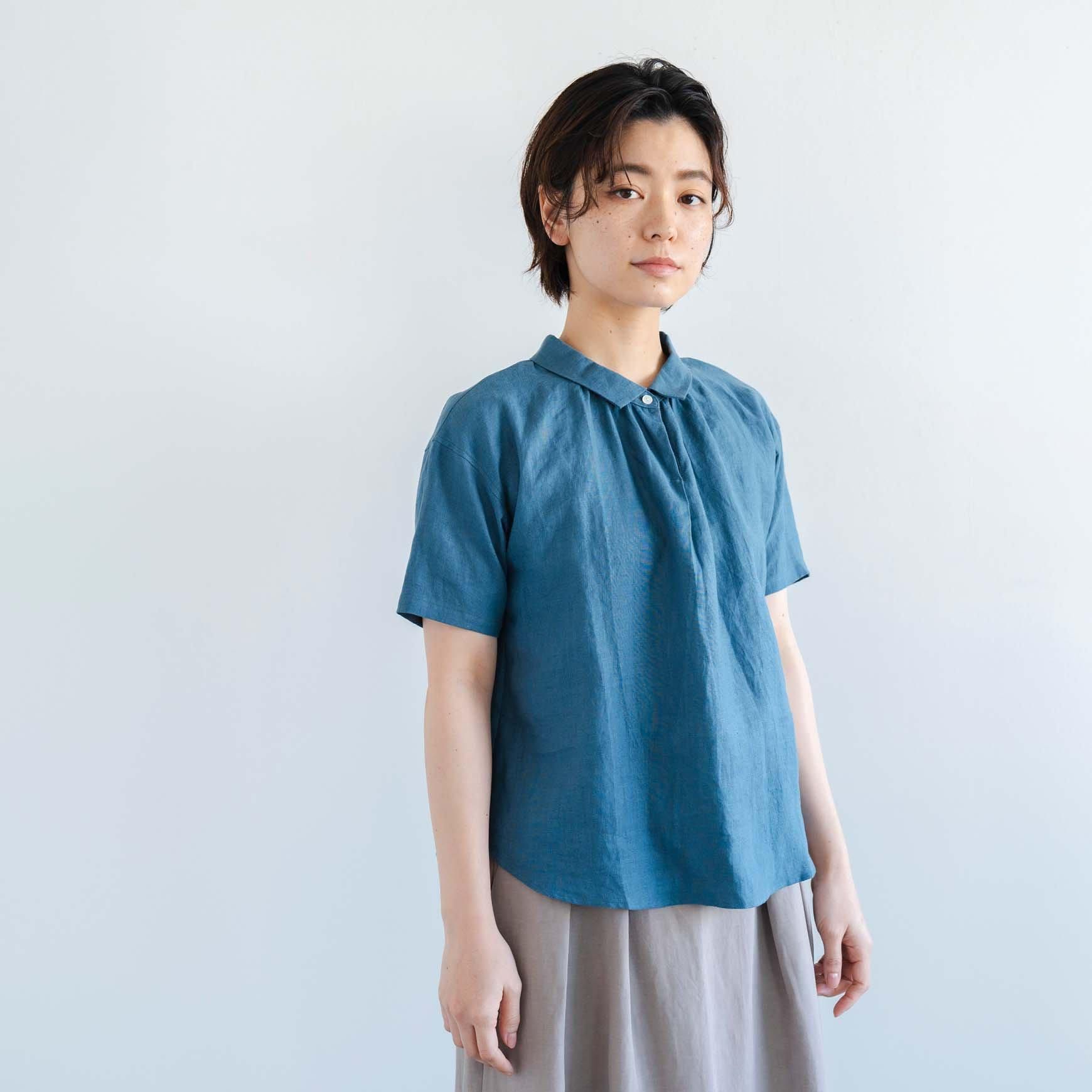 クラスカ　コットンリネンシャツ CLASKA（クラスカ）｜リネン100Tシャツ＜ドレープ