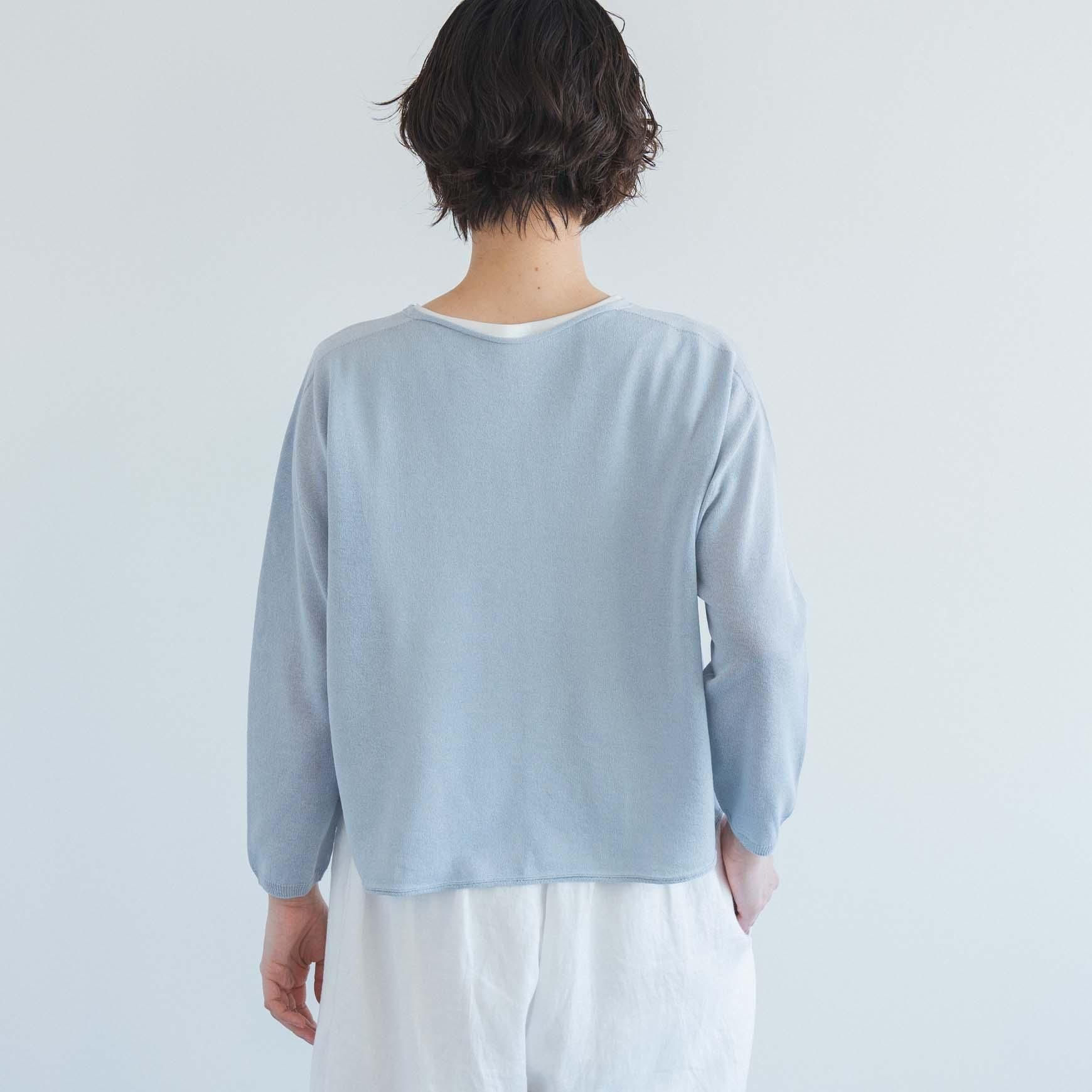 CLASKA（クラスカ）｜ペーパーヤーンライトニットプルオーバー