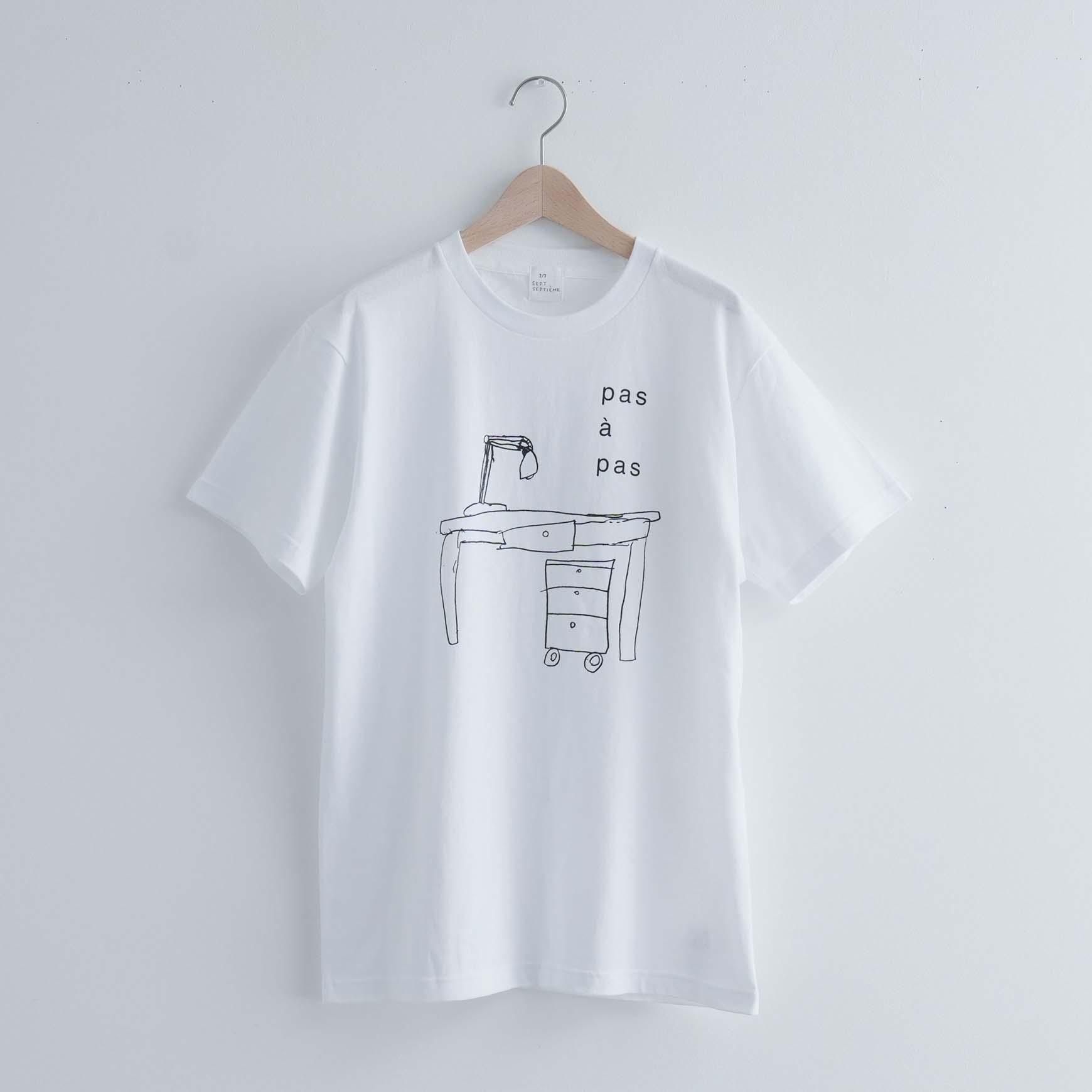 Tシャツ sept septième / 勉強机 / M