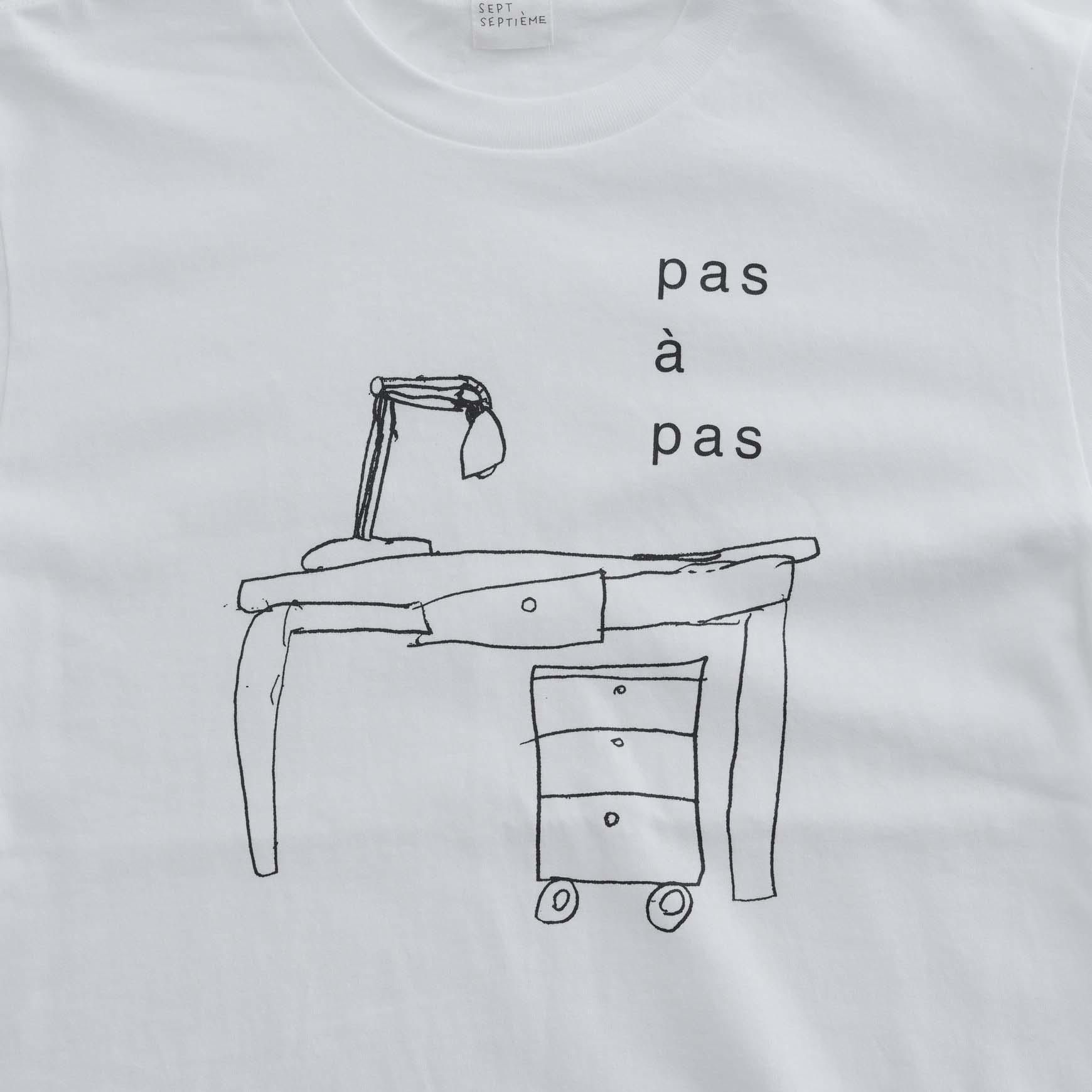 Tシャツ sept septième / 勉強机 / M