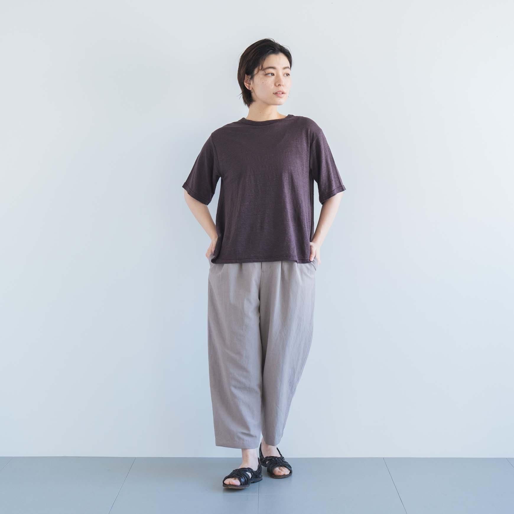 CLASKA（クラスカ）｜リネン100Tシャツ＜ドレープ＞ / 2025