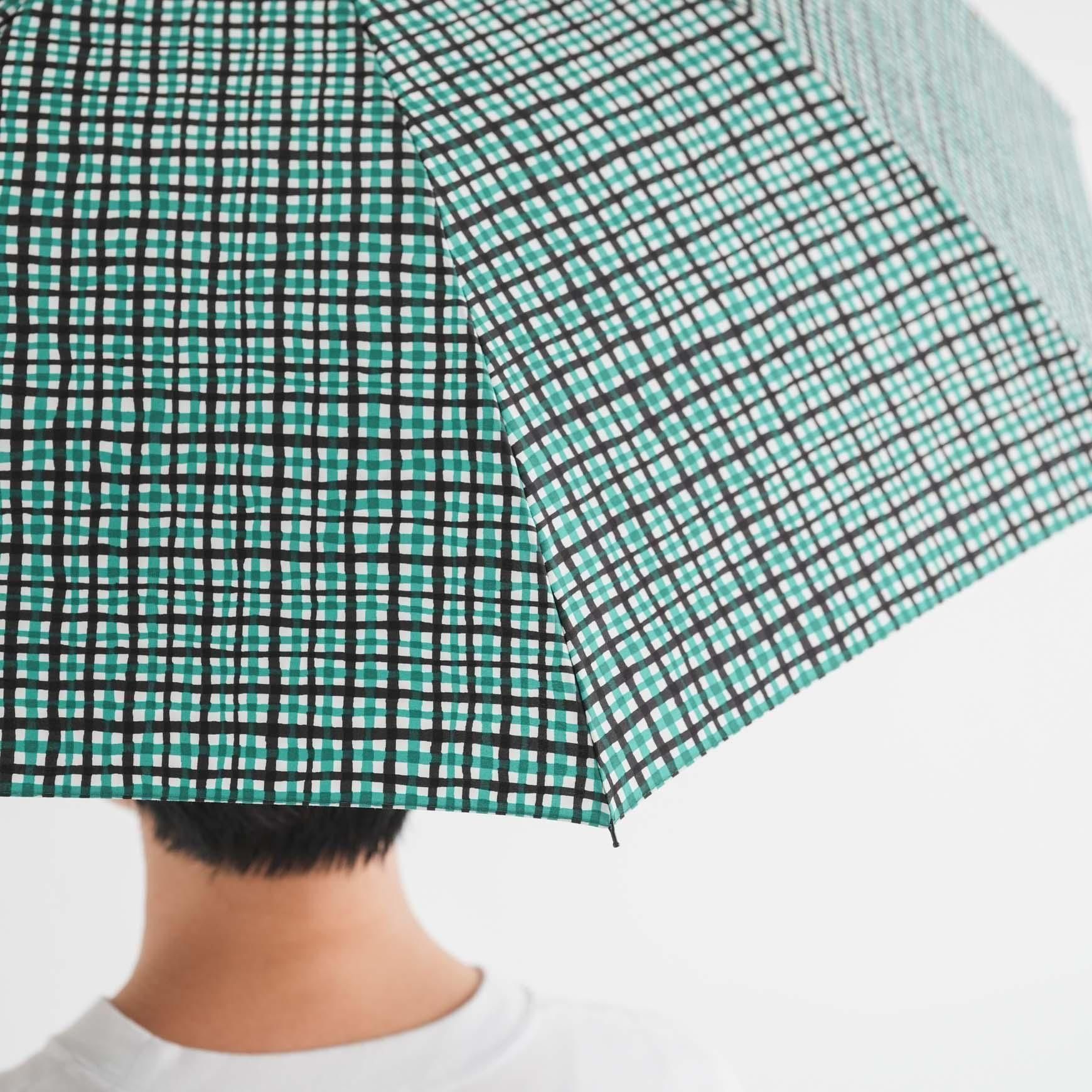 ボンボンストア　タッターソールチェック 晴雨兼用 折りたたみ傘 Bon Bon Store（ボンボンストア）｜タッターソールチェック 晴雨