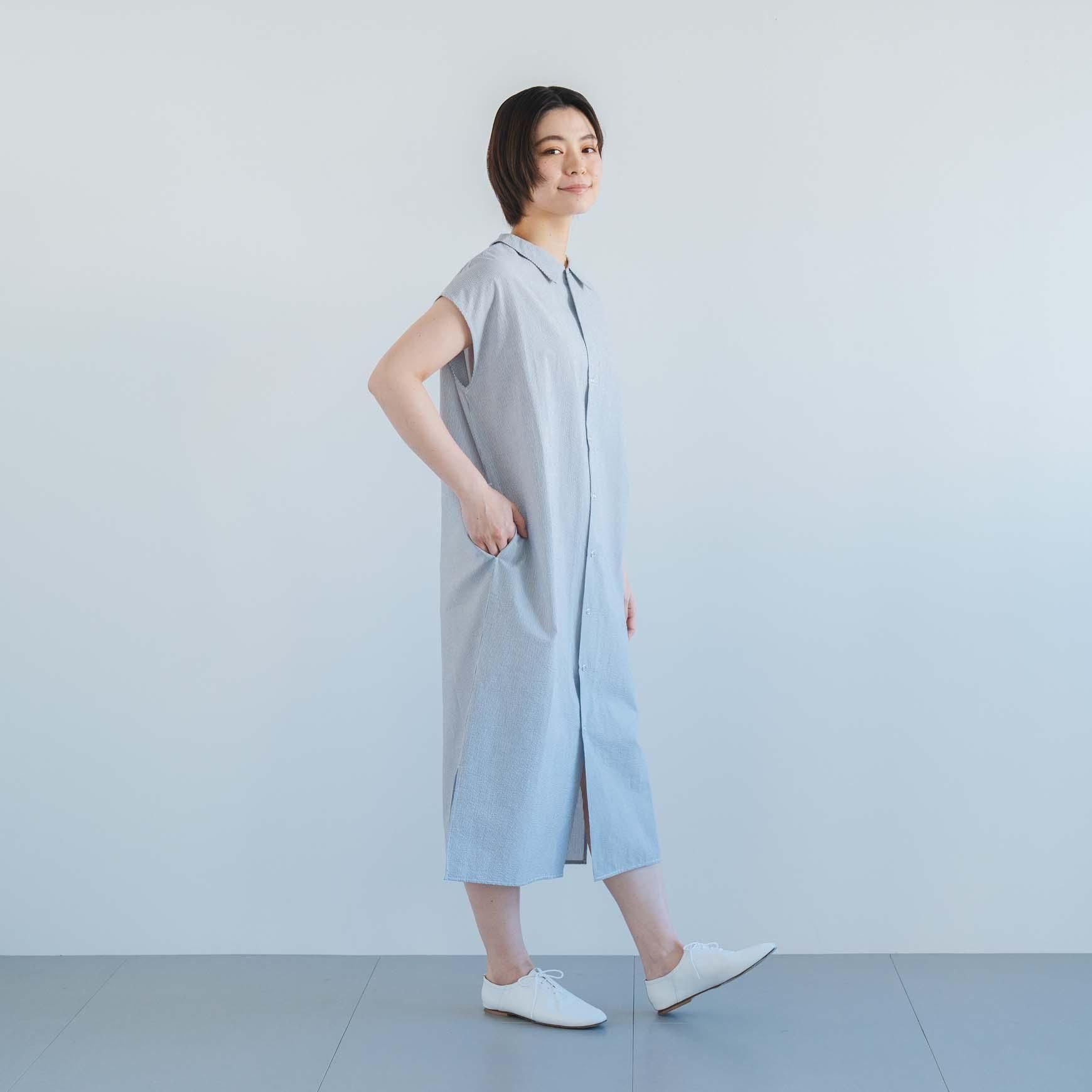 「CLASKA(クラスカ)」のコットンポリエステルリングドットワンピース