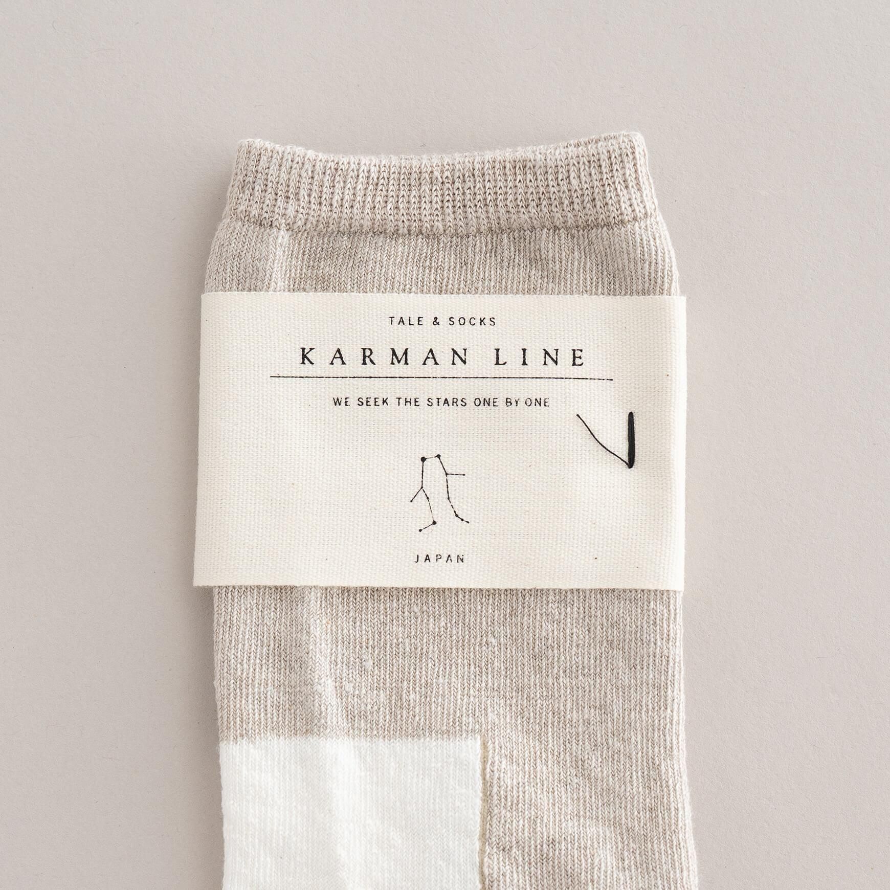 「KARMAN LINE(カーマンライン)」のGEMINI(双子座)配色の靴下