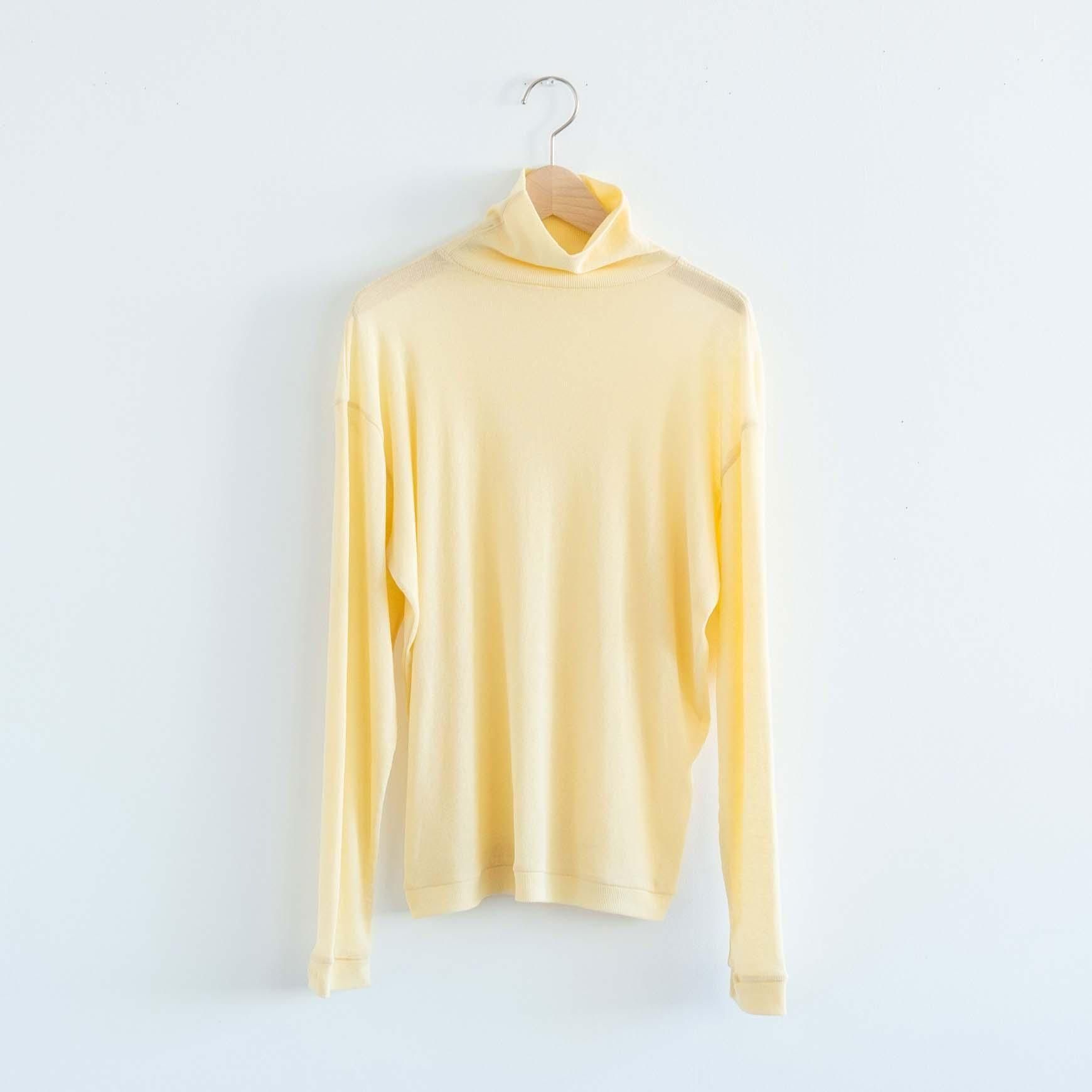 コットンスーピマテレコハイネック