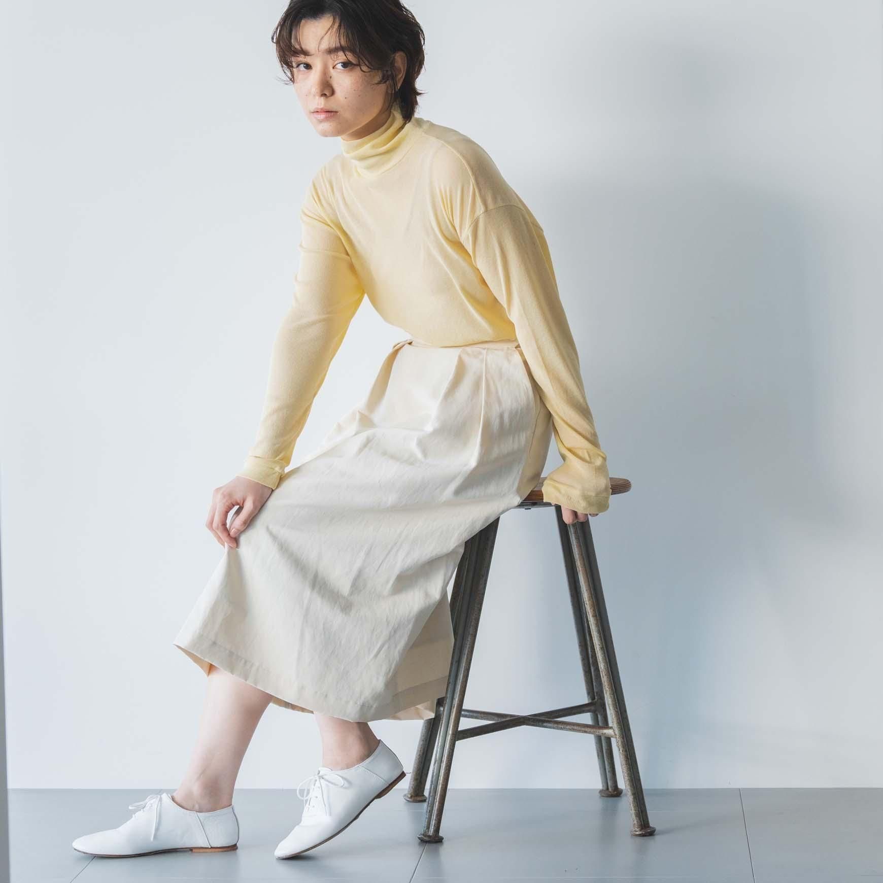 コットンスーピマテレコハイネック