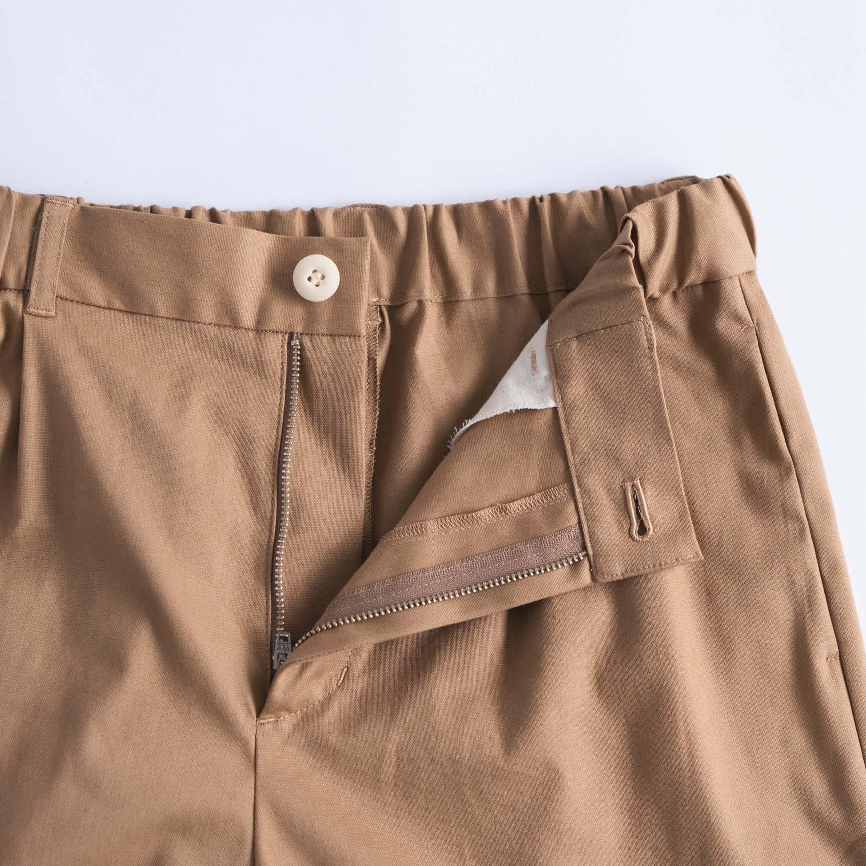 コットンリネンオックスストレッチパンツ