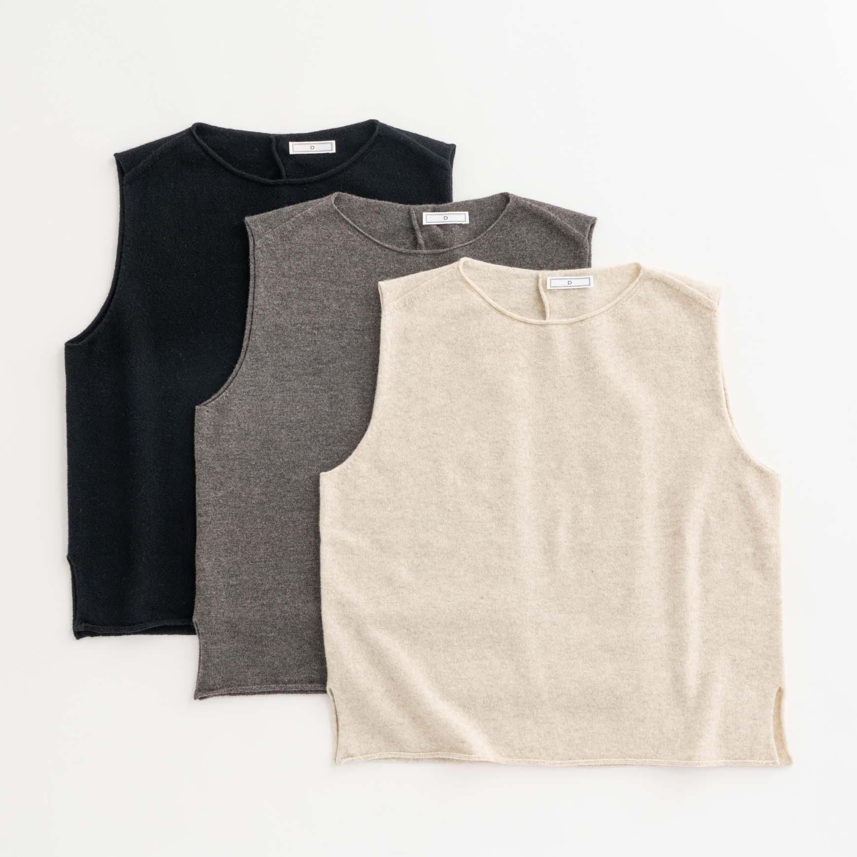 CLASKA（クラスカ）｜ラムウールシンプルベスト - ファッション