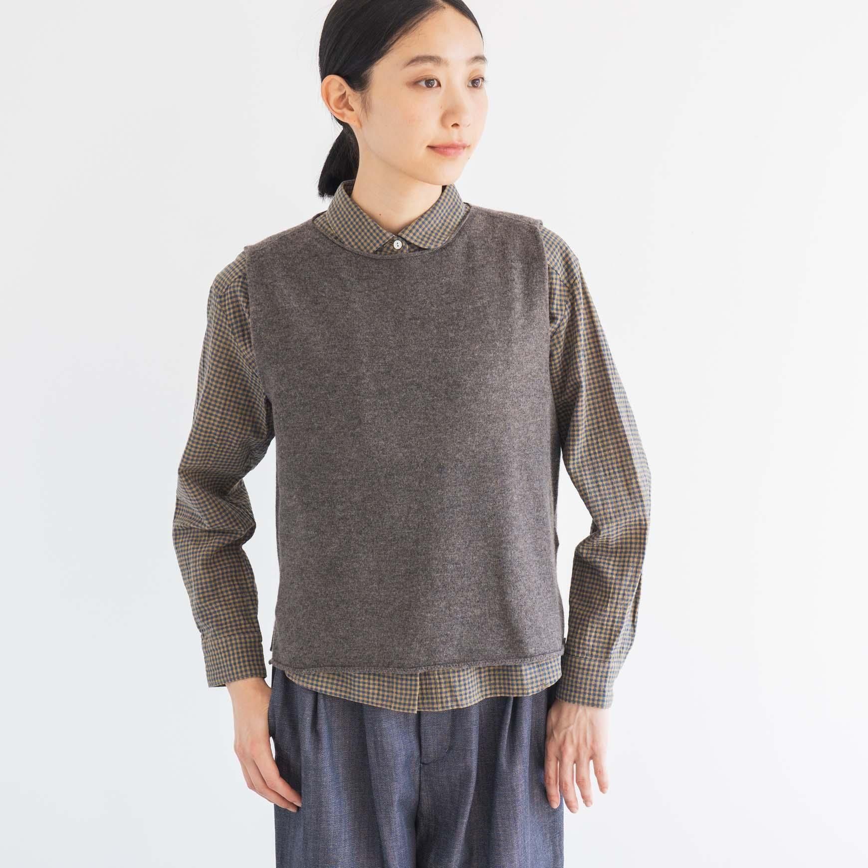 CLASKA（クラスカ）｜ラムウールシンプルベスト - ファッション