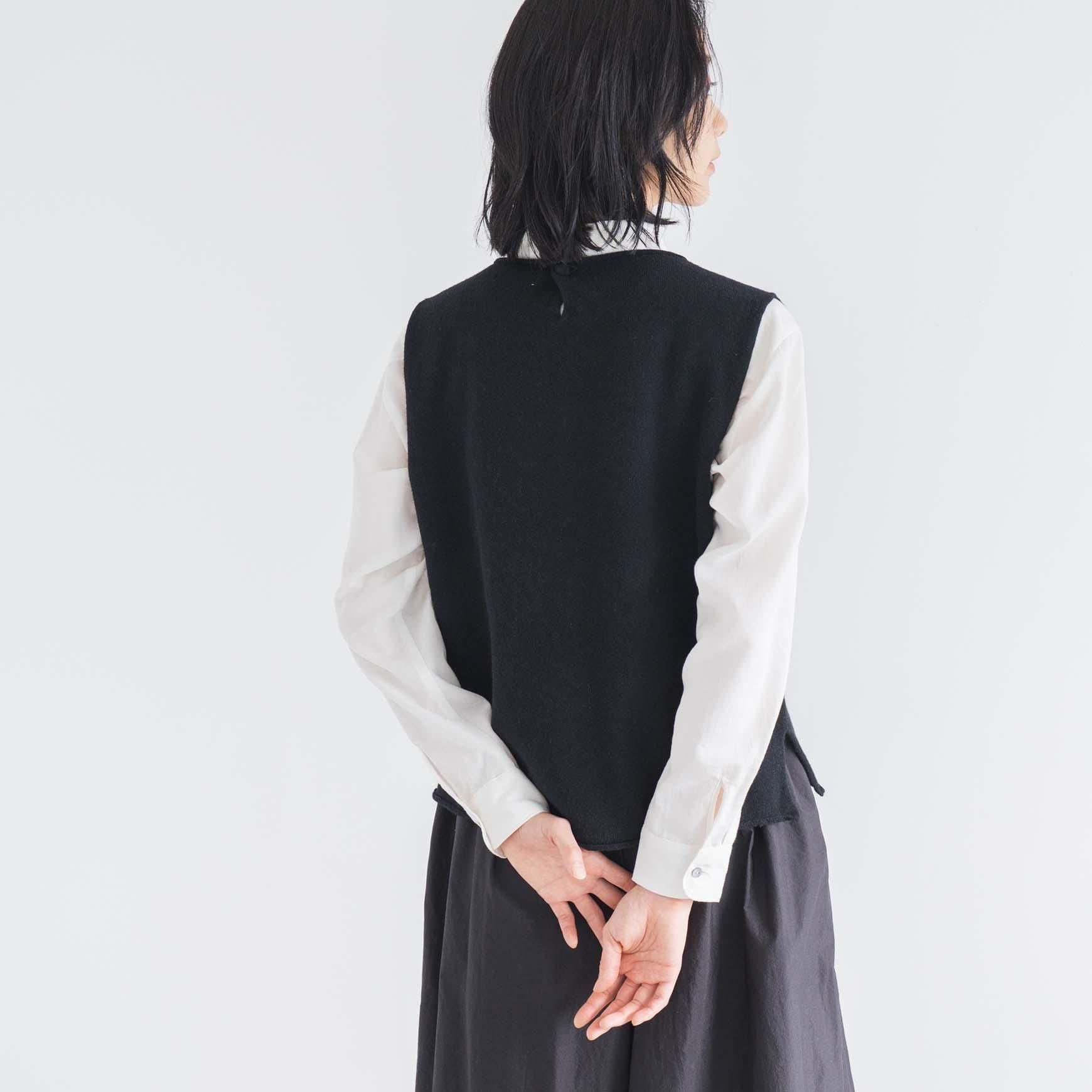 CLASKA（クラスカ）｜ラムウールシンプルベスト - ファッション