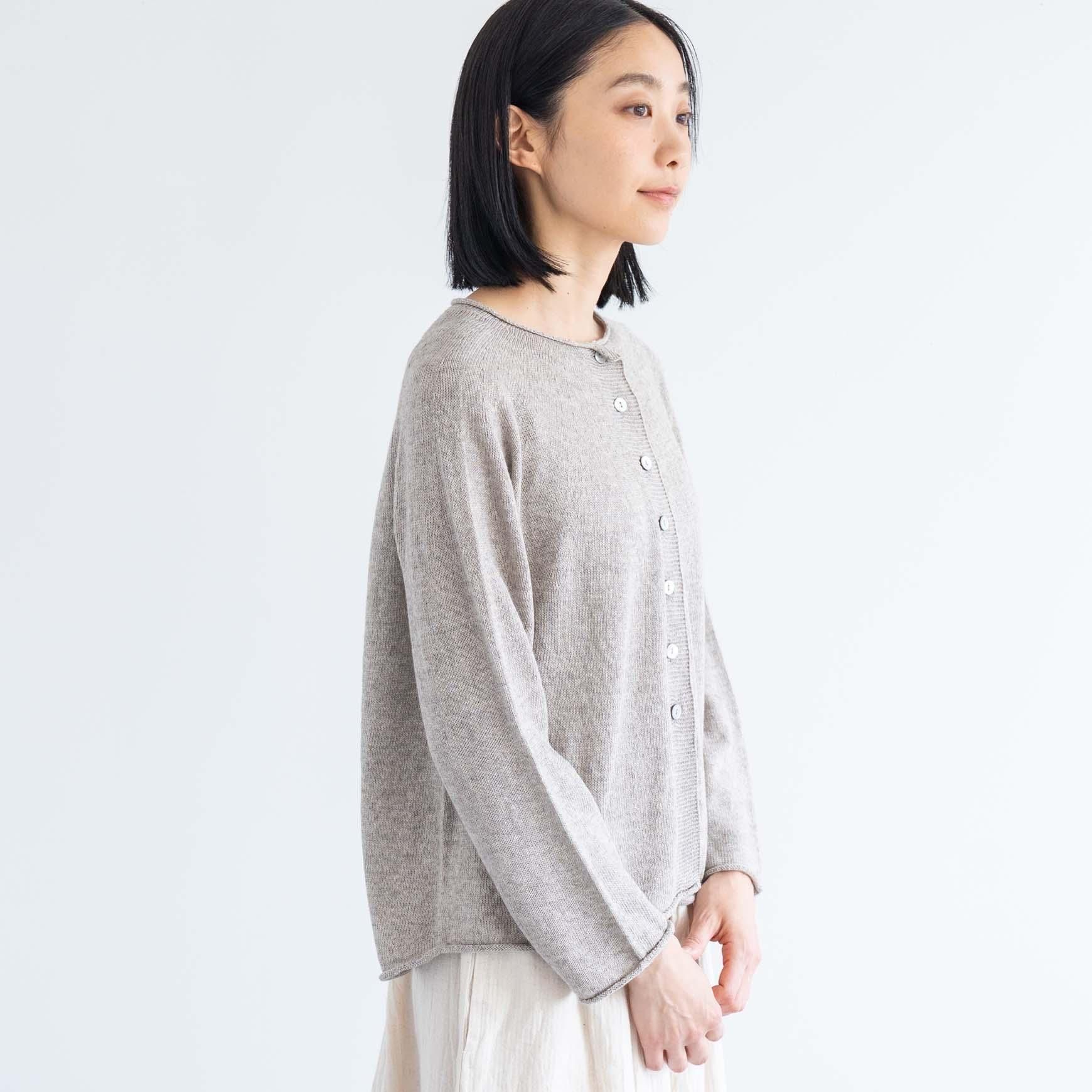 D のオーガニック ヤクコットン カーディガン