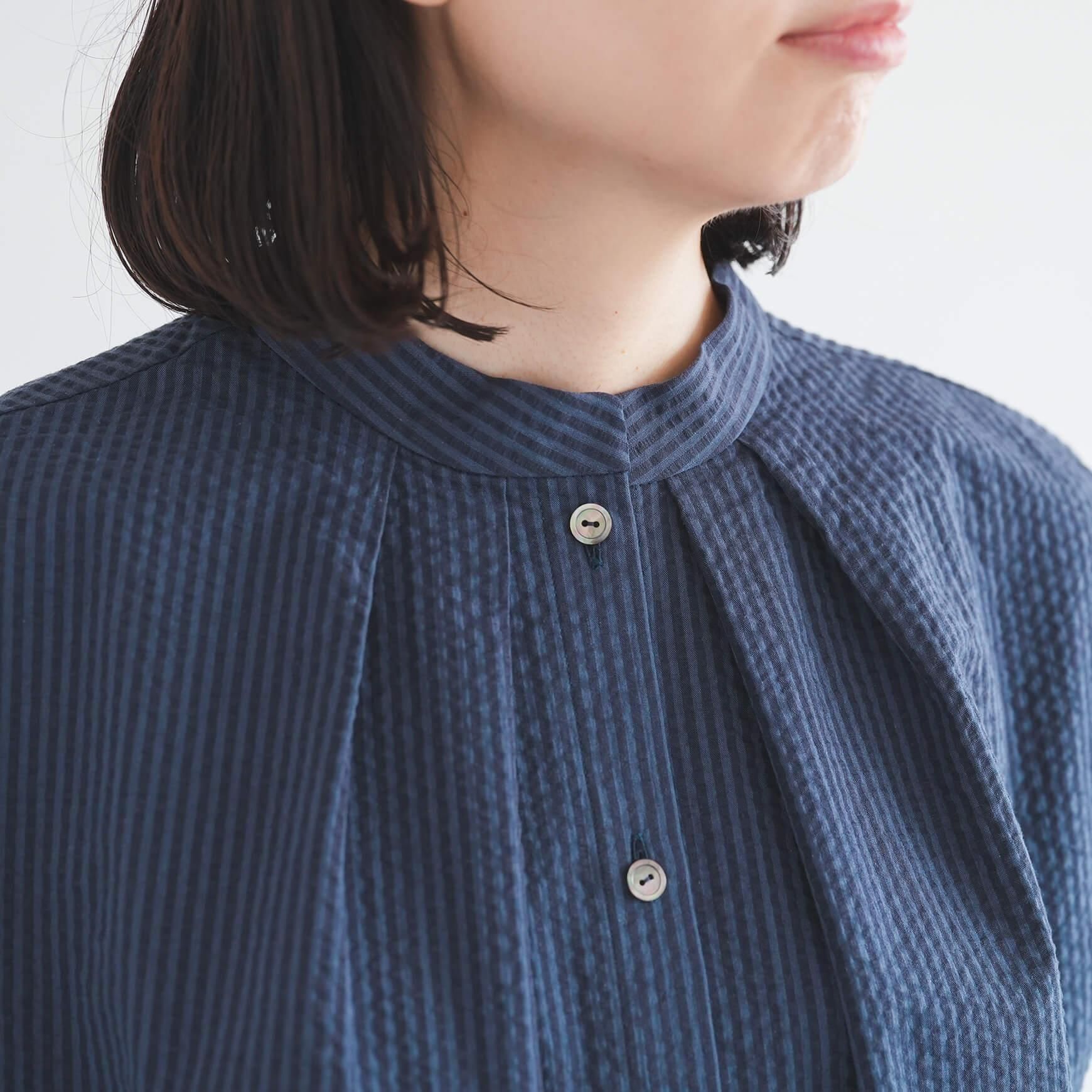 「somewearclothing」の2way フレンチ水玉ブラウス