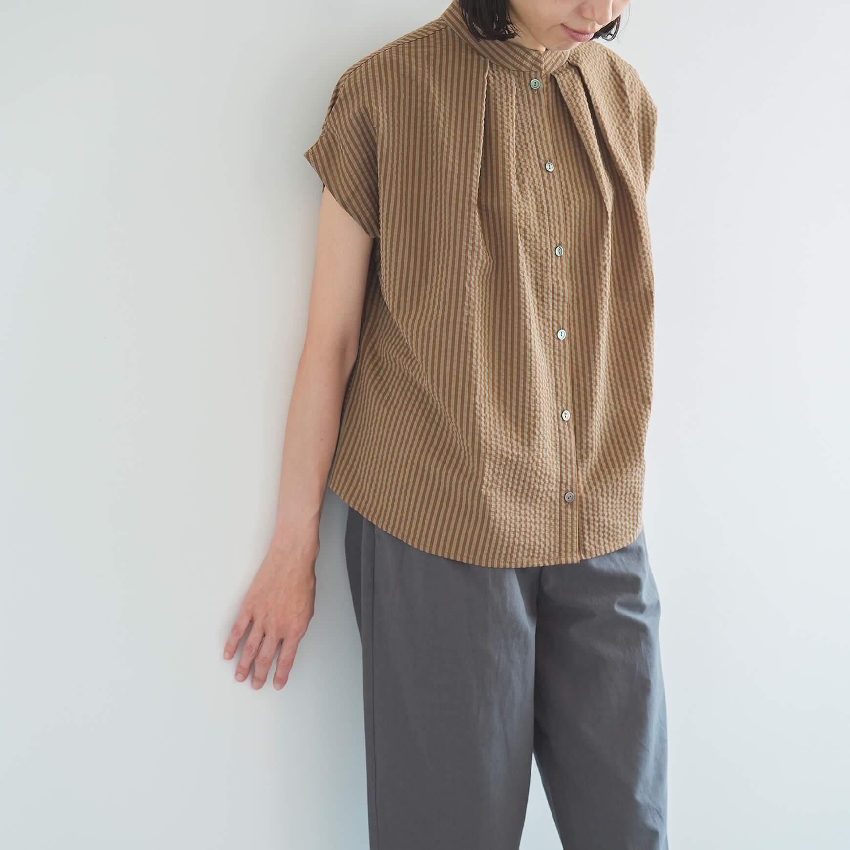 「somewearclothing」の2way フレンチ水玉ブラウス