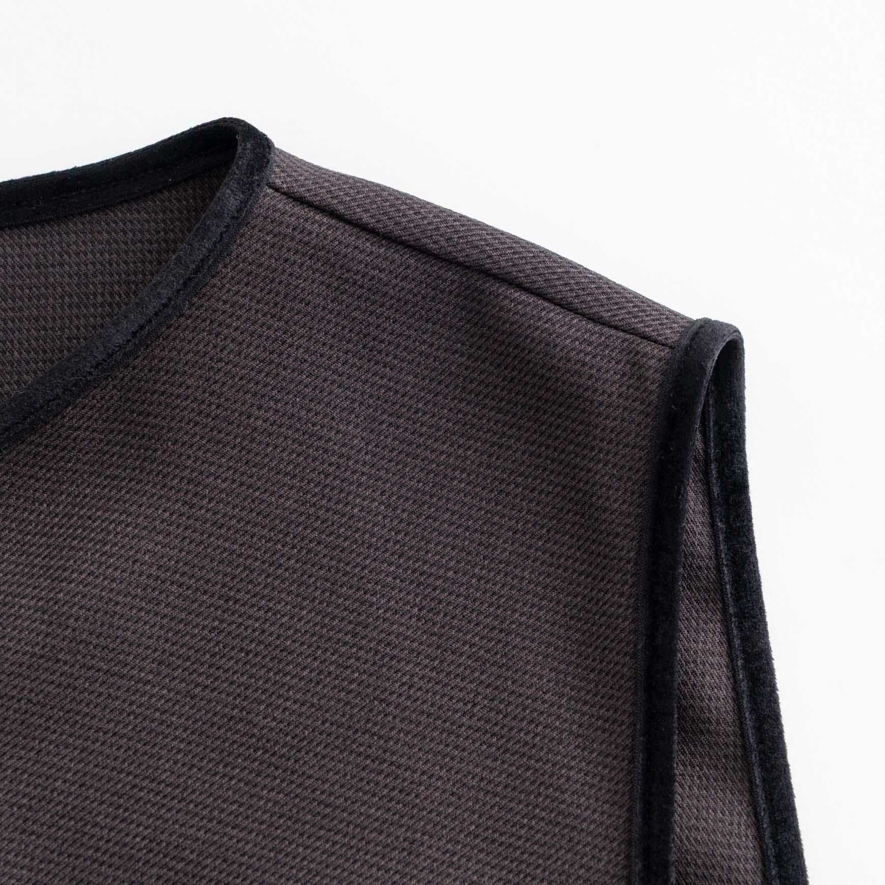 D の ポリエステルツイードのサロペットパンツ