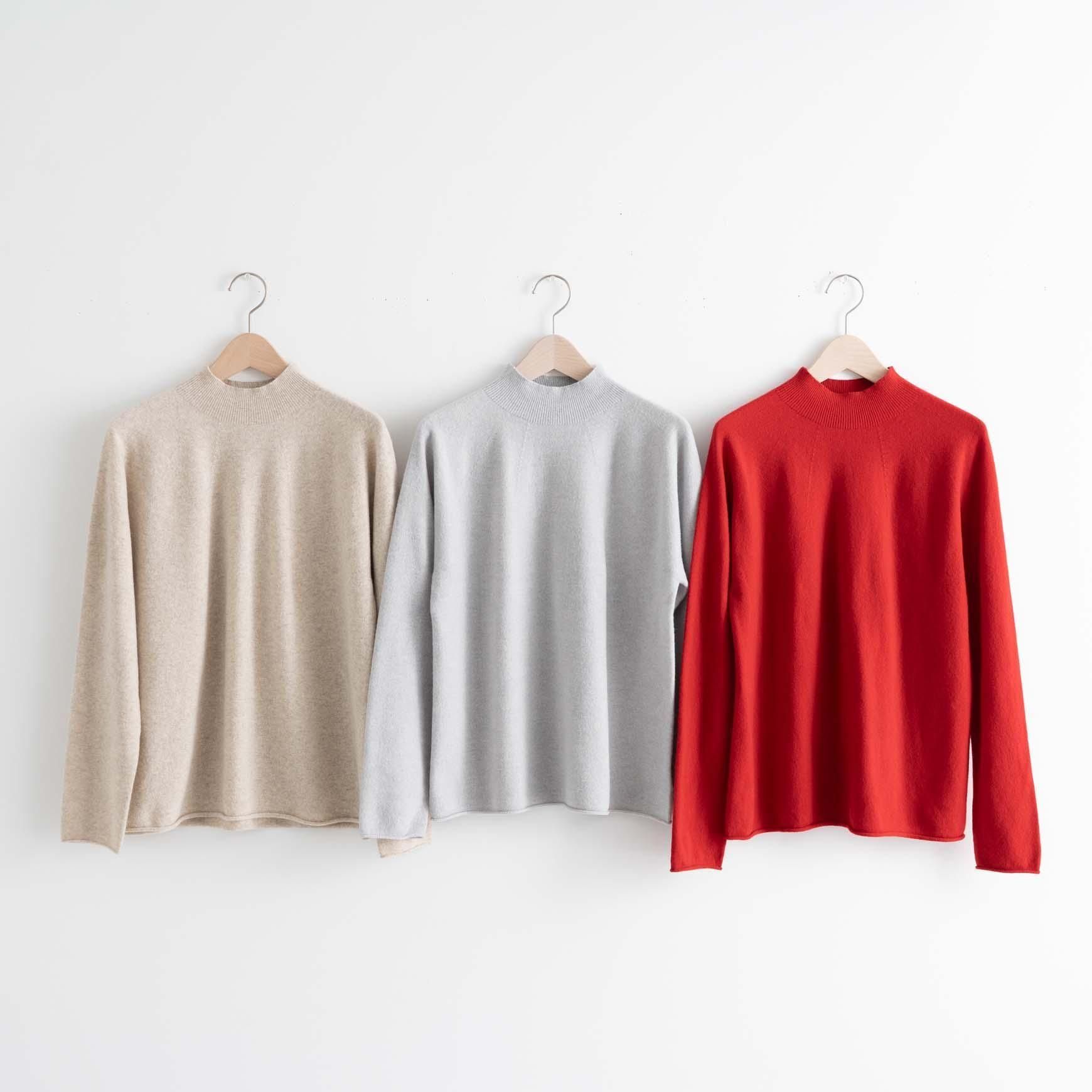 ラムウールハイネックプルオーバー