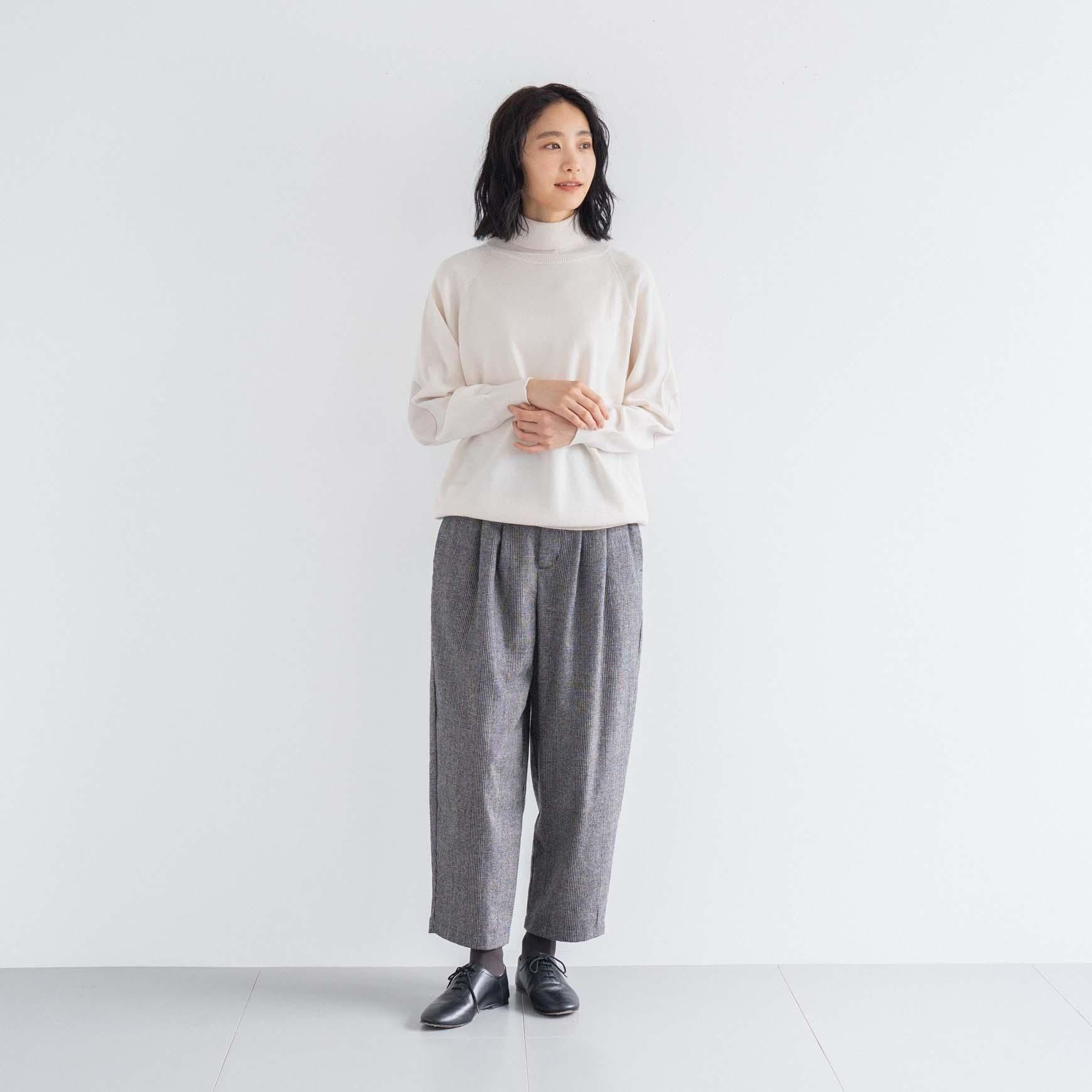 D のウォッシャブルウールエルボーパッチ