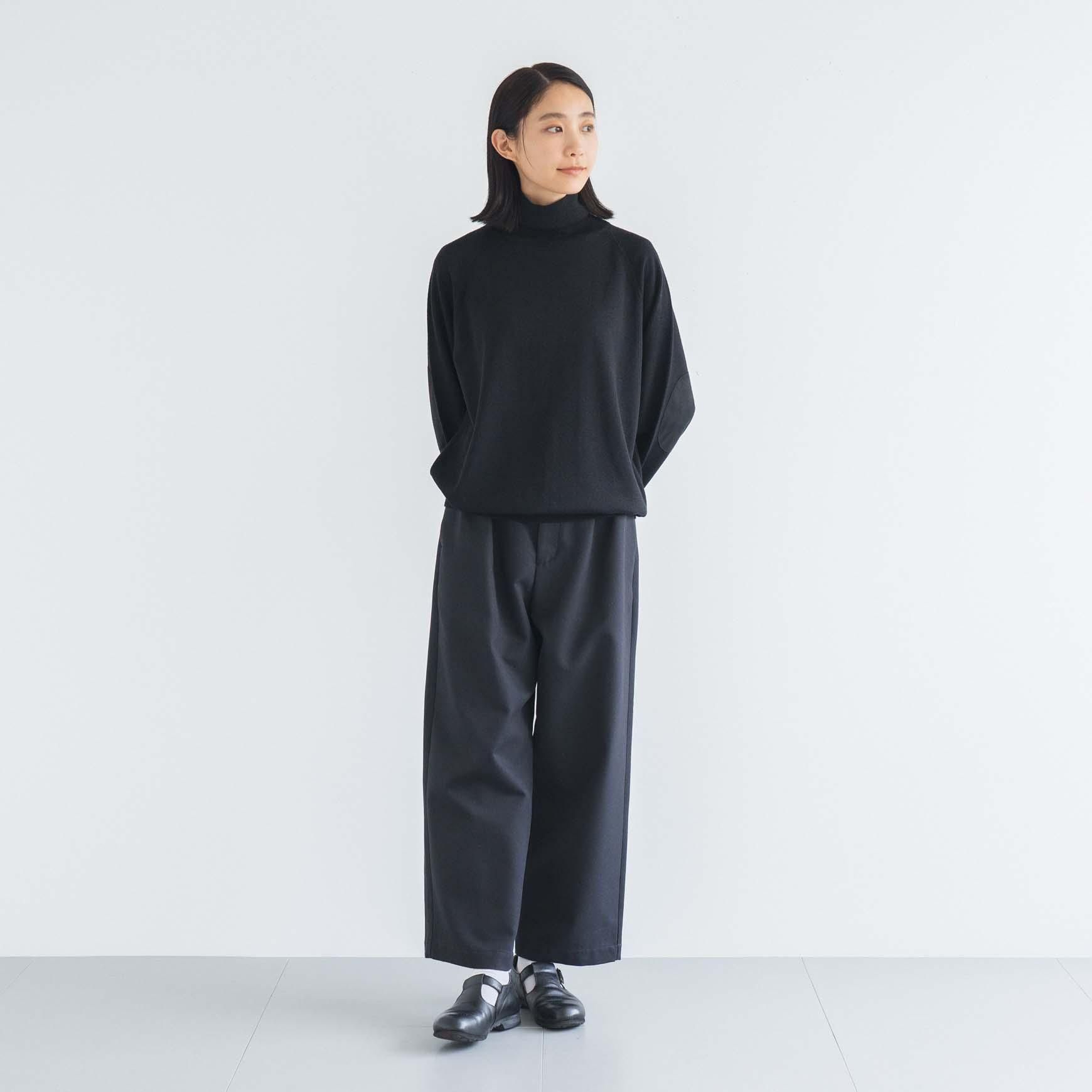 D のウォッシャブルウールエルボーパッチ