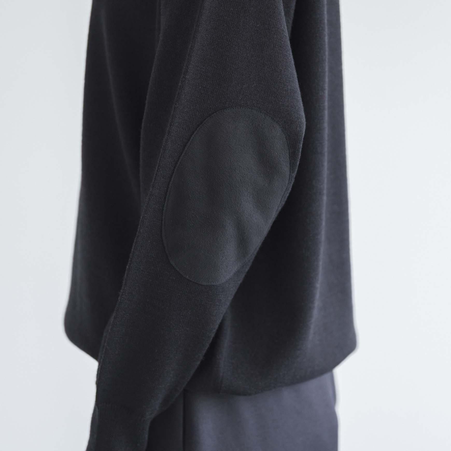 D のウォッシャブルウールエルボーパッチ