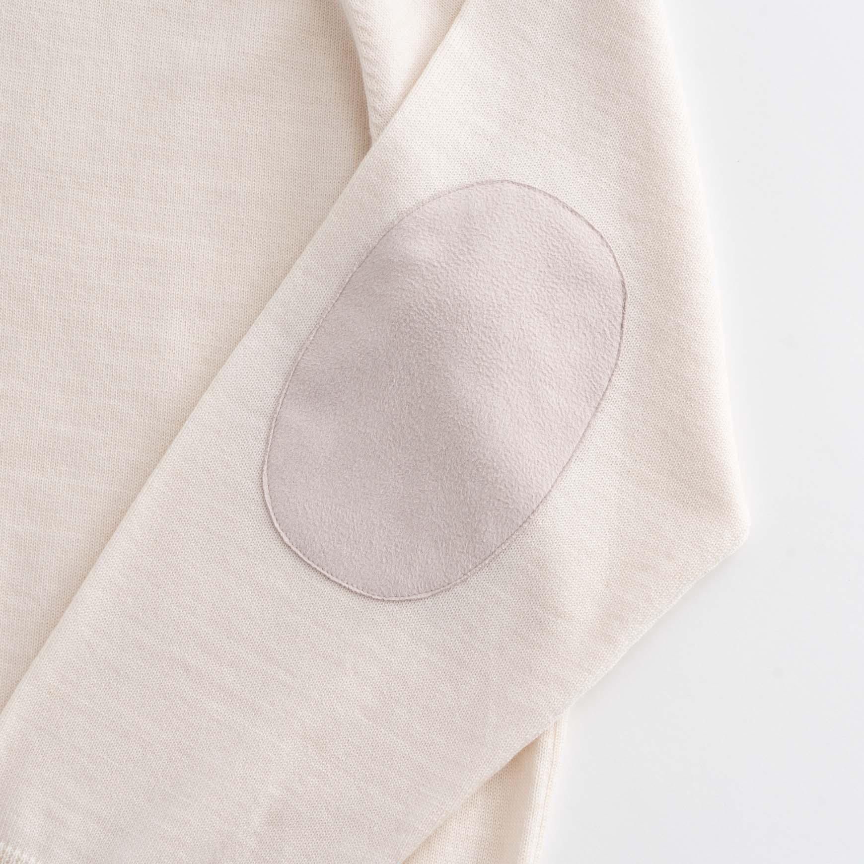 D のウォッシャブルウールエルボーパッチ