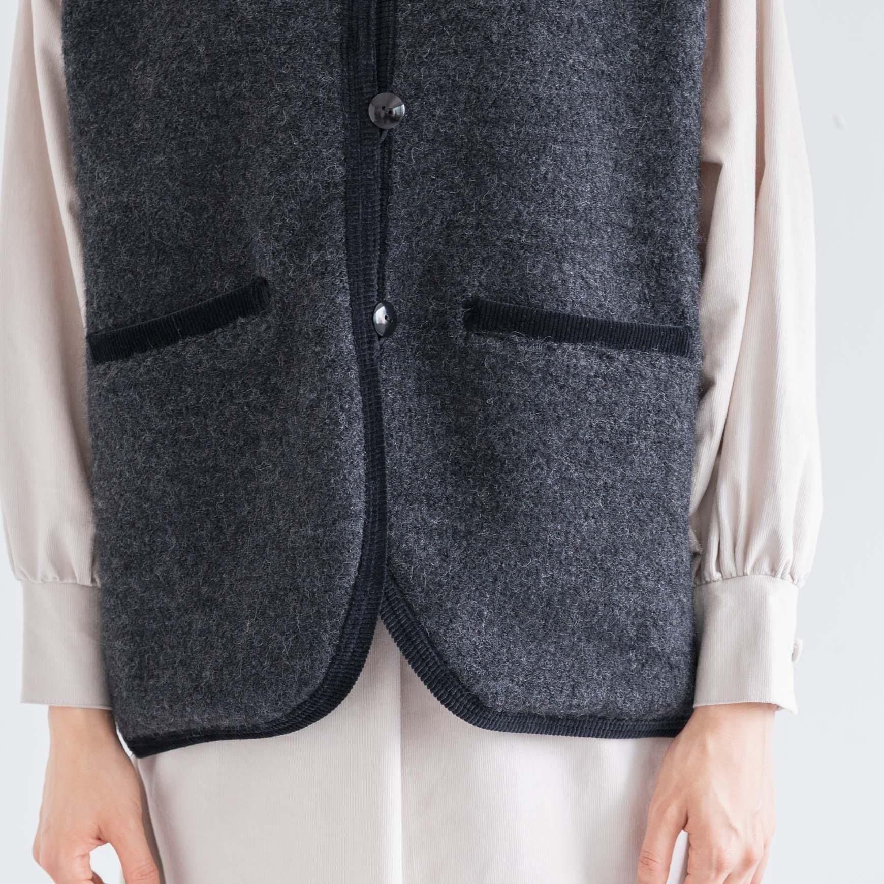 CLASKA（クラスカ）｜シープパイルジャージーベスト - ファッション