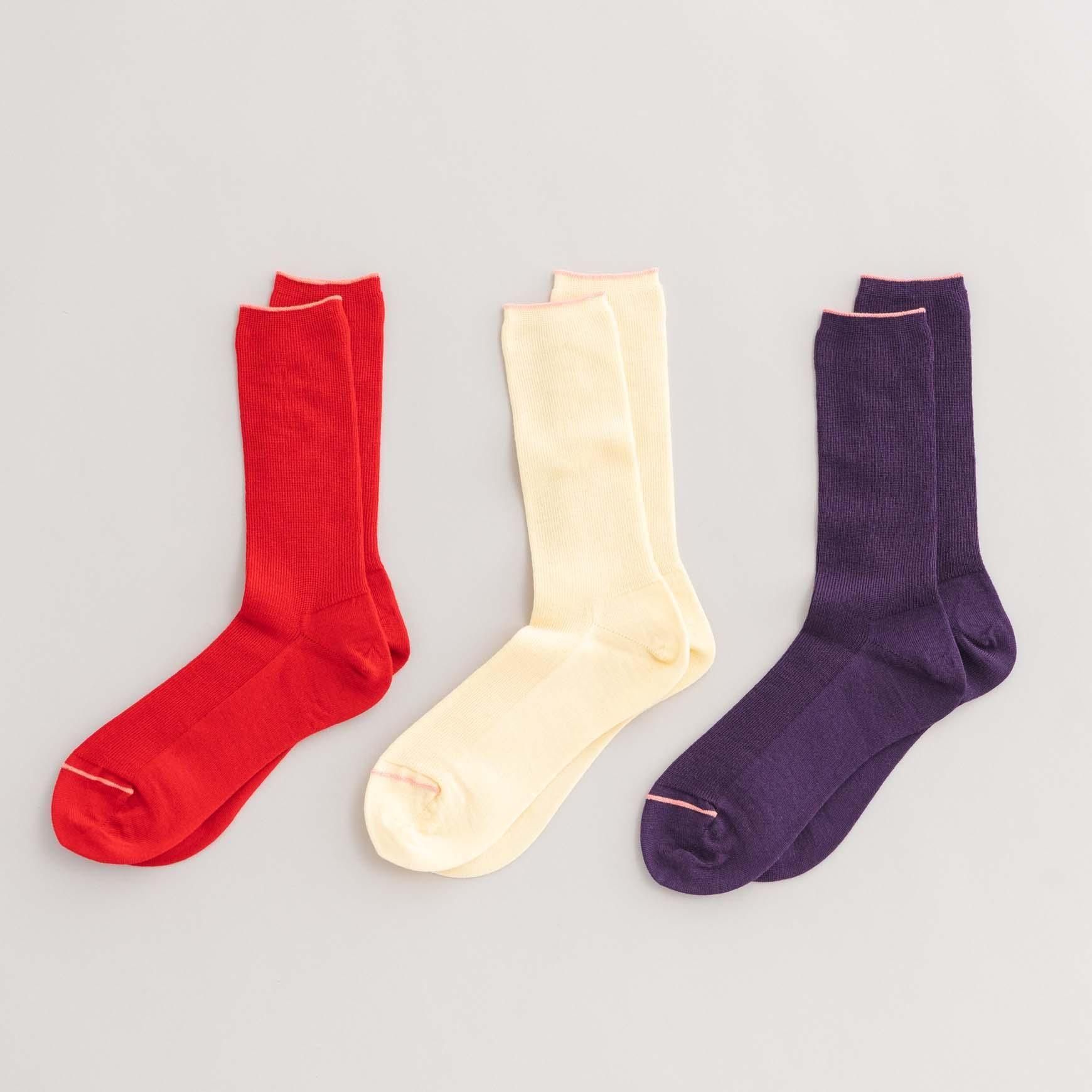 Wool RIB Socks
