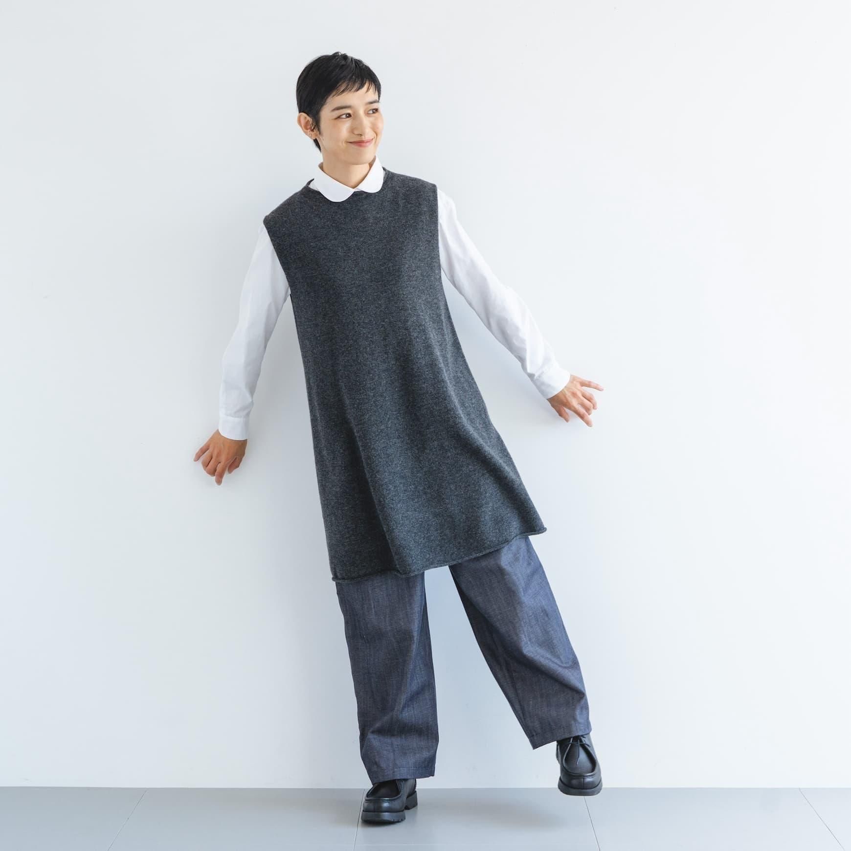 ラムウールワンピースベスト