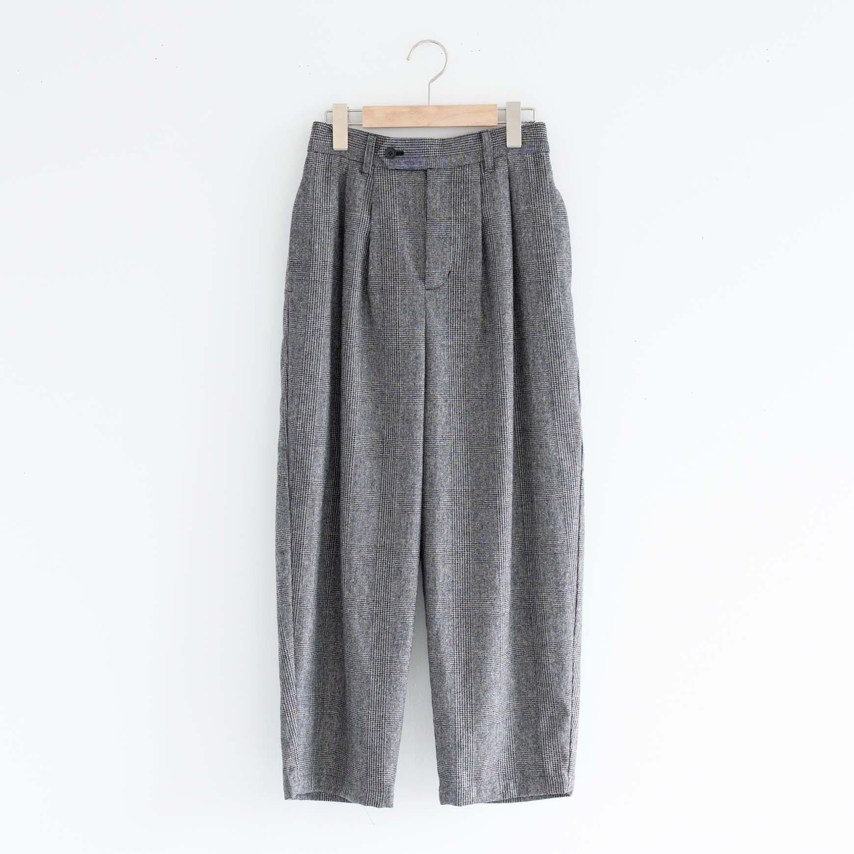 CLASKA(クラスカ) D のタックパンツ<グレンチェック>