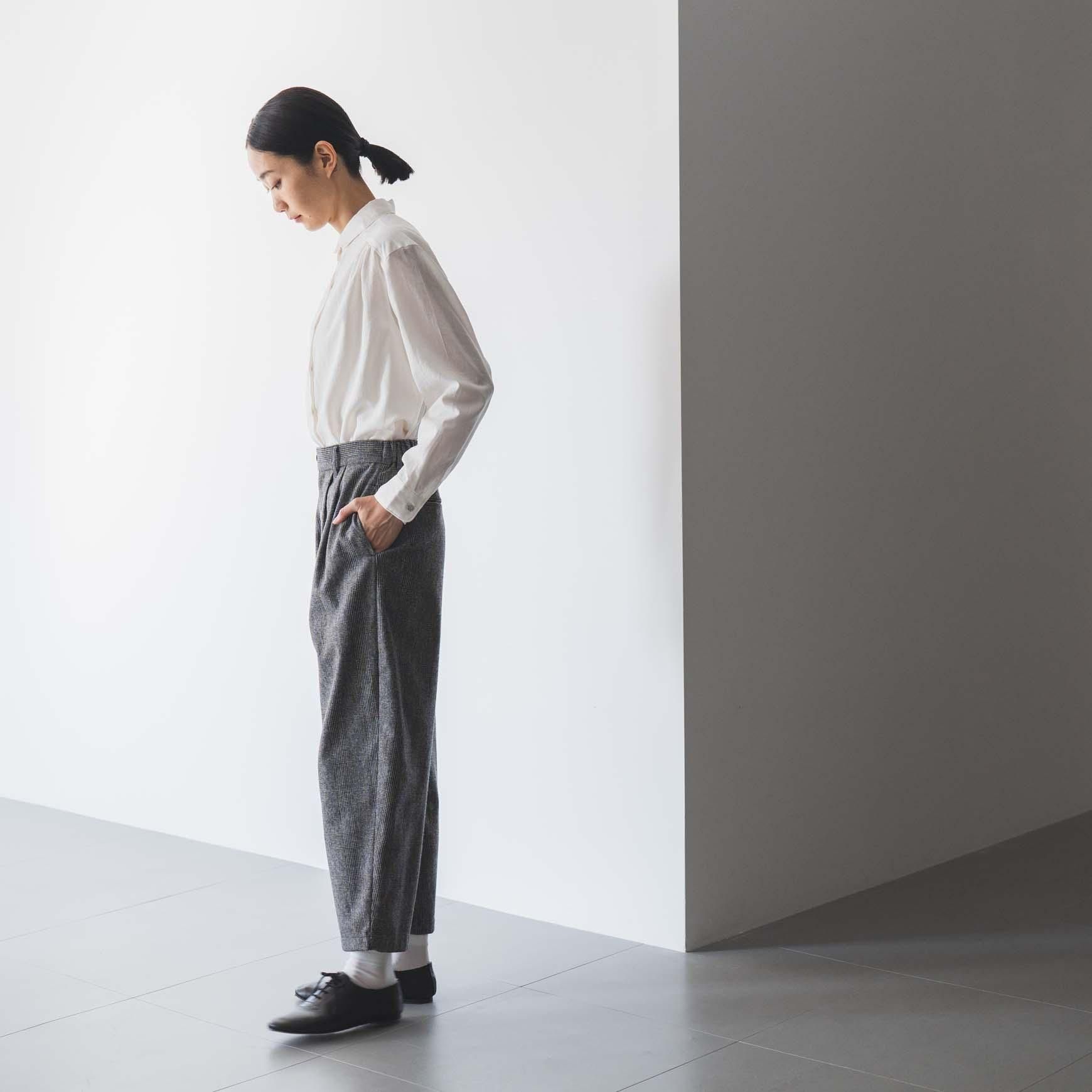 CLASKA(クラスカ) D のタックパンツ<グレンチェック>