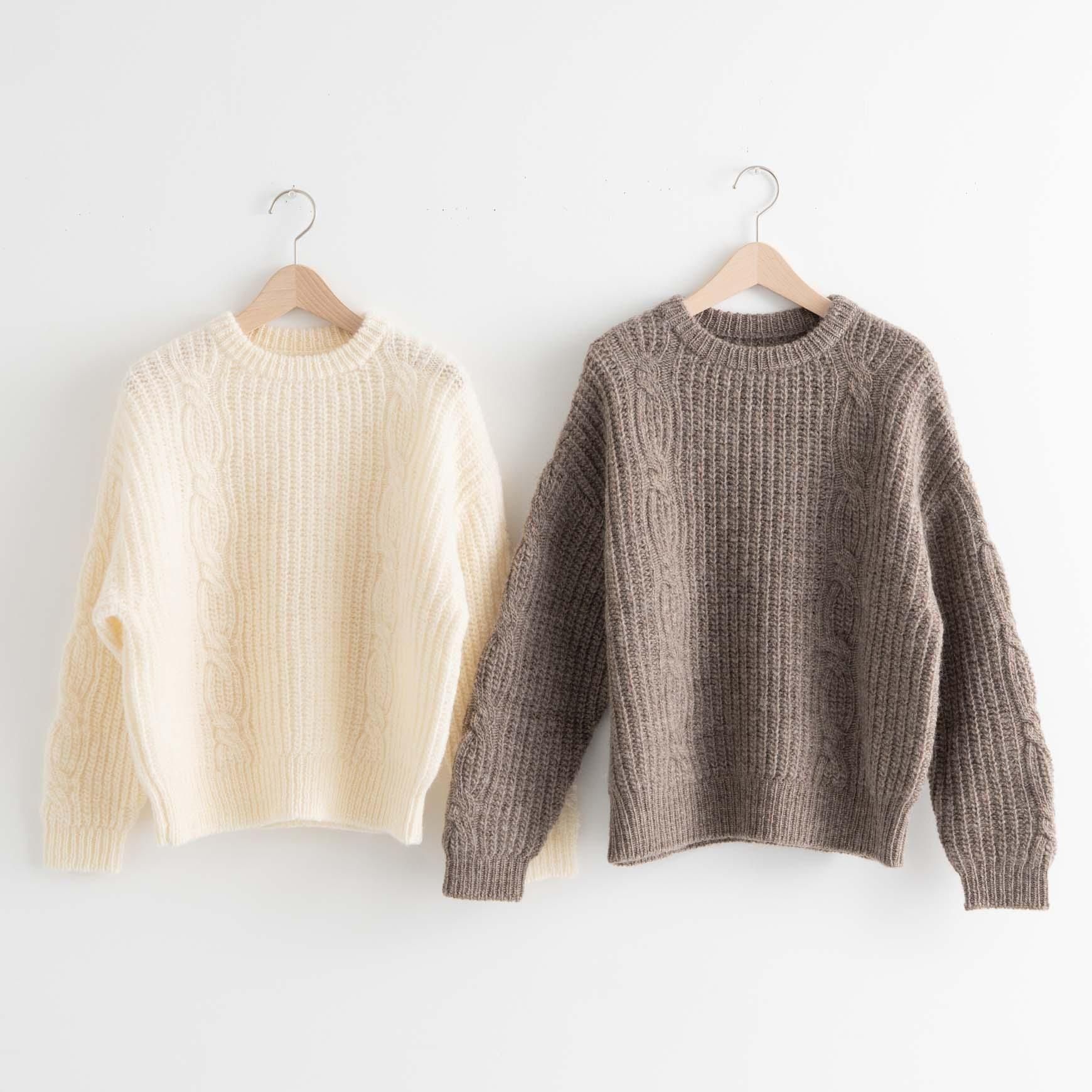 CLASKA（クラスカ）｜ケーブル編みのチャンキーセーター