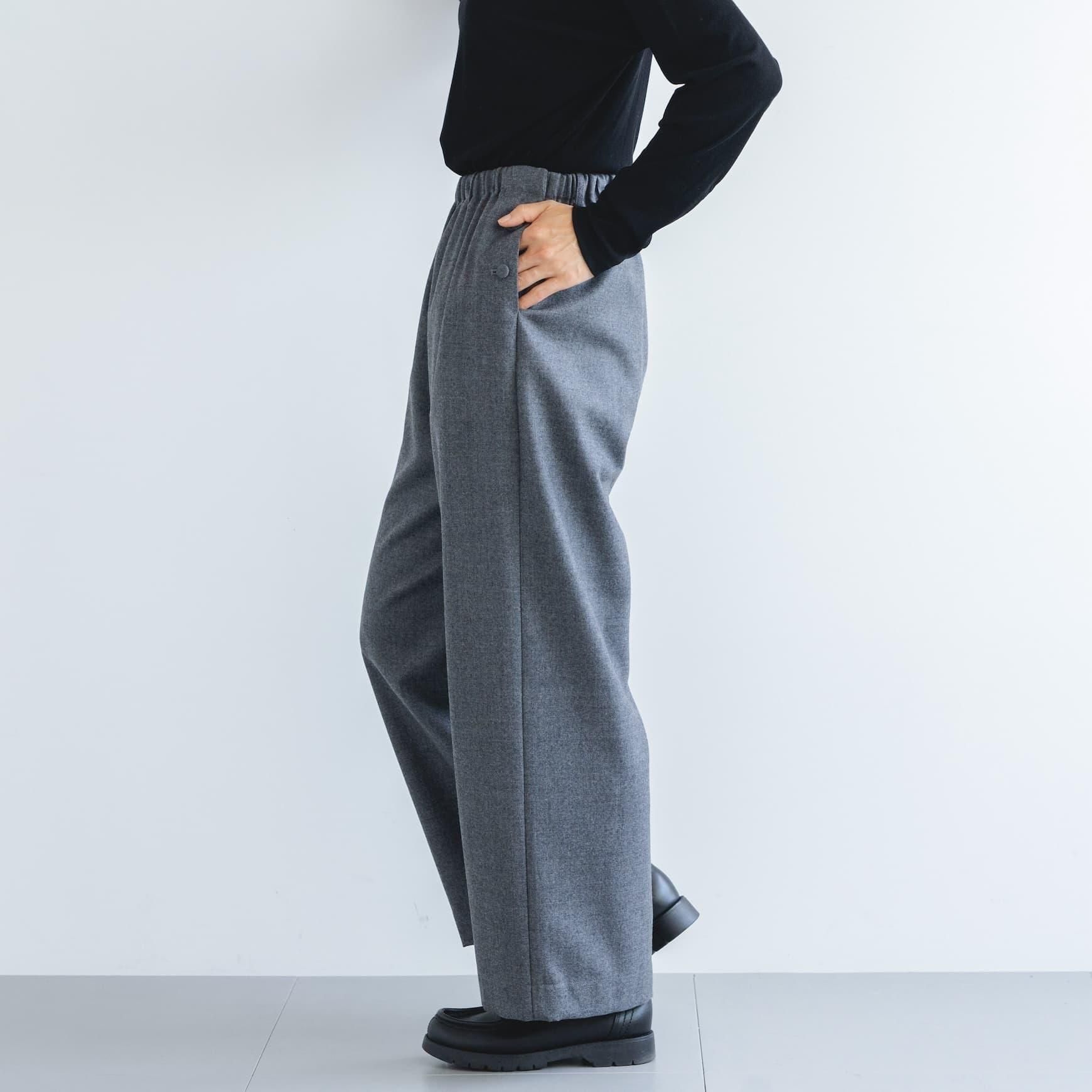 CLASKA（クラスカ）｜ウールサキソニーパンツ - パンツ・レギンス