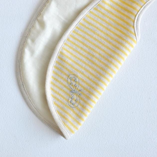 Mina Perhonen ミナ ペルホネン Choucho スタイ Yellow Border ベビー キッズ用品 女性ファッション通販の Claska クラスカ Online Shop