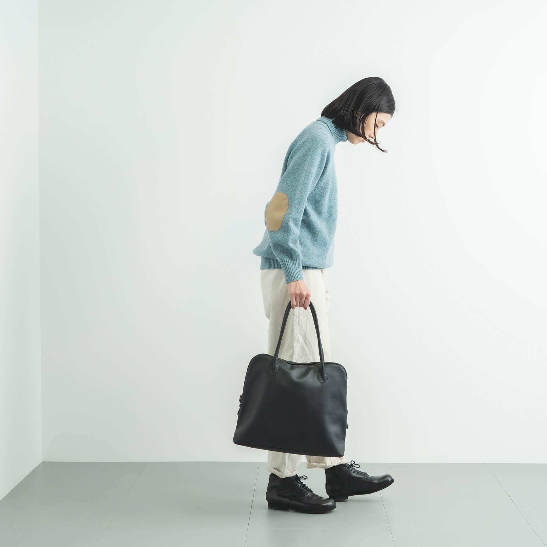 CLASKA(クラスカ)|Silva Tote Bag Leather noir - バッグ CLASKA(クラスカ)|Silva Tote Bag Leather noir - バッグ
