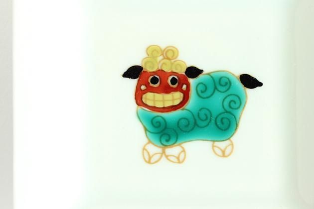 5枚組　色絵　竹雀　獅子文小皿 小皿 印判 3枚 トリオ 色絵付 金彩 獅子 小皿 印判 3枚 トリオ