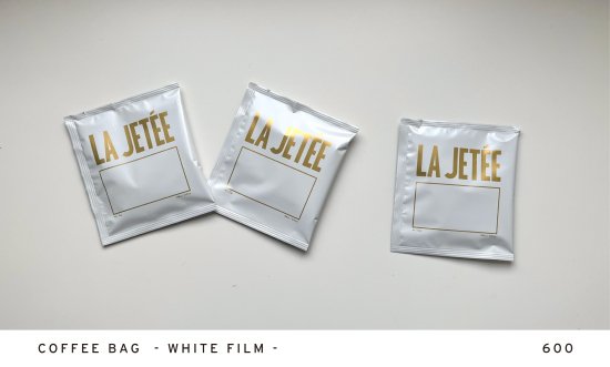 COFFEE BAG  - WHITE FILM -