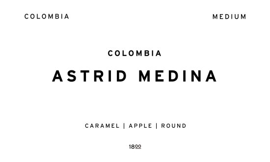 ASTRID MEDINA  |  COLOMBIA  /200g