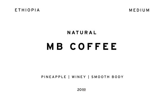 MB COFFEE  |  ETHIOPIA  /200g