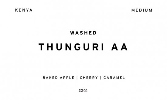 THUNGURI AA  |  KENYA  /200g