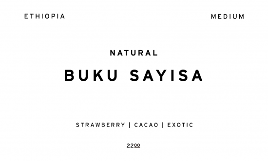 BUKU SAYISA  |  ETHIOPIA  /200g