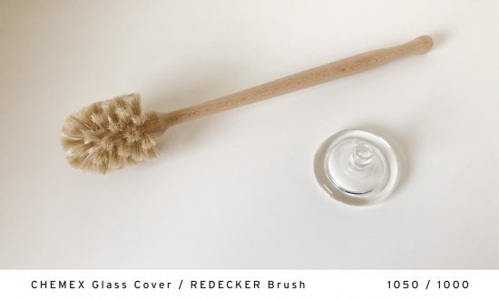 CHEMEX Glass Cover / REDECKER Brush