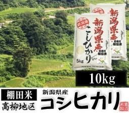 新潟県産コシヒカリ（高柳地区棚田米）令和4年産　10kg（5kg×2袋） - （有）魚沼米穀