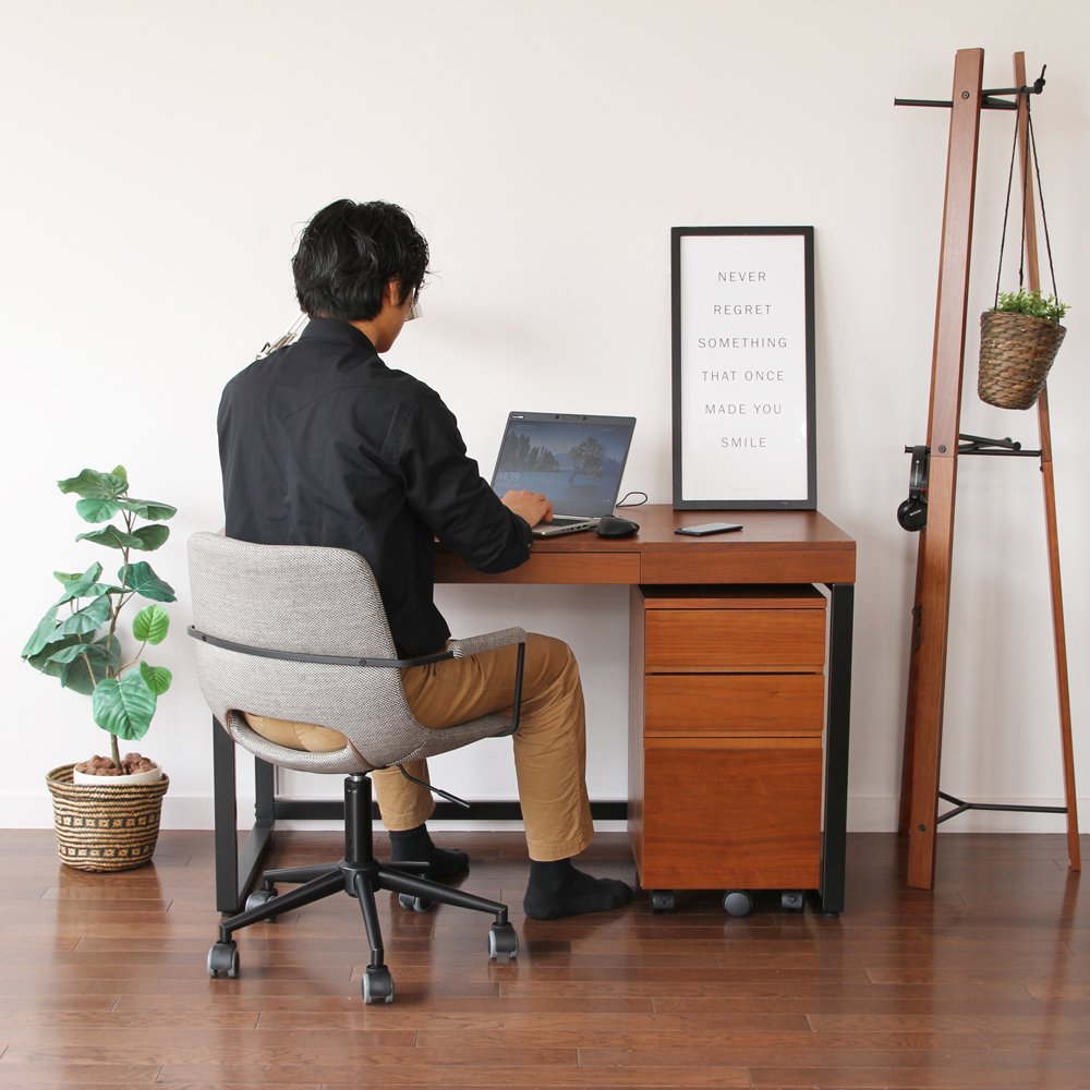 オフィス用アームチェア [Office Arm Chair -thin-] [CH-3398GY]