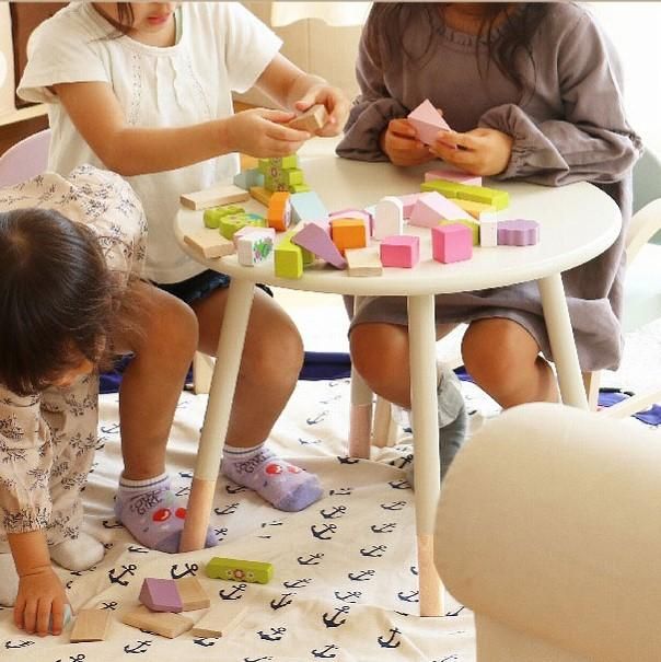 取付無料！cosine タマゴテーブル 子ども用ネット付き おしゃれ