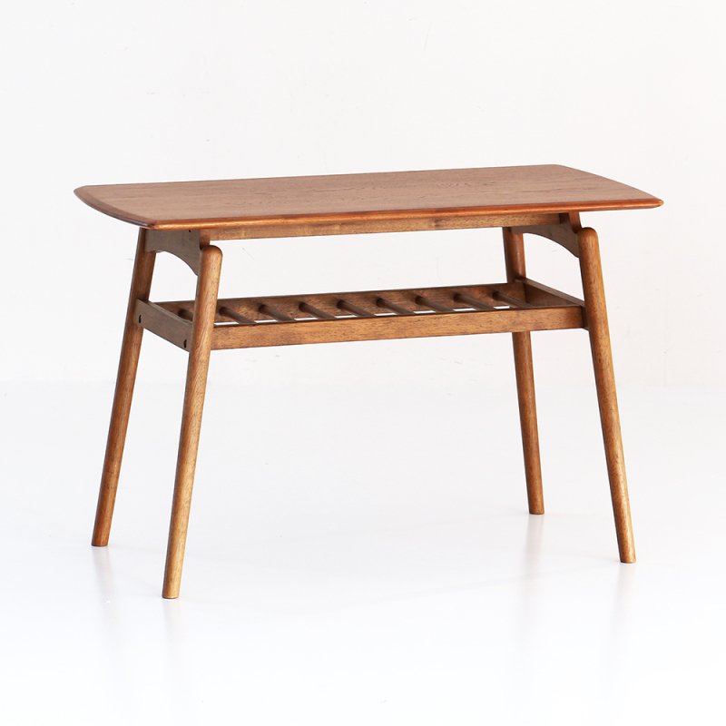 高さ60cmのソファテーブル 木の風合いを感じるこだわりのデザイン High Table -norton- T-3648