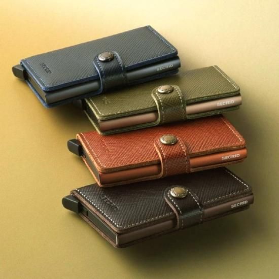 SECRID セクリッド ミニ/スリム ウォレット サフィアーノ MINI / SLIM WALLET Saffiano - ビーデザイン