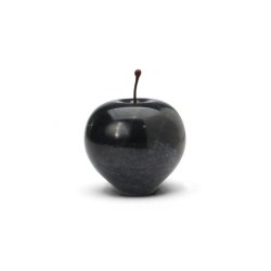 ペーパーウェイト Marble Apple Black Large オブジェ 置物 美術工芸品 人気プレゼント