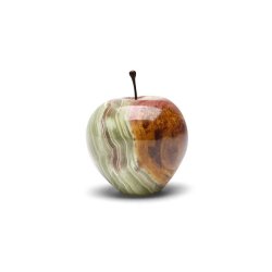 ペーパーウェイト Marble Apple Green Large オブジェ 置物 美術工芸品 人気プレゼント