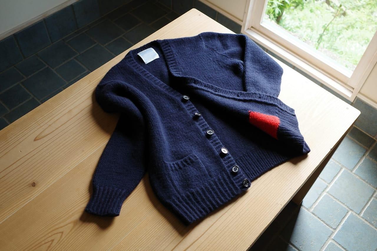 KESENNUMA KNITTING ネイビーセーター　カーディガン　証明書付 気仙沼ニッティング｜オンラインストア